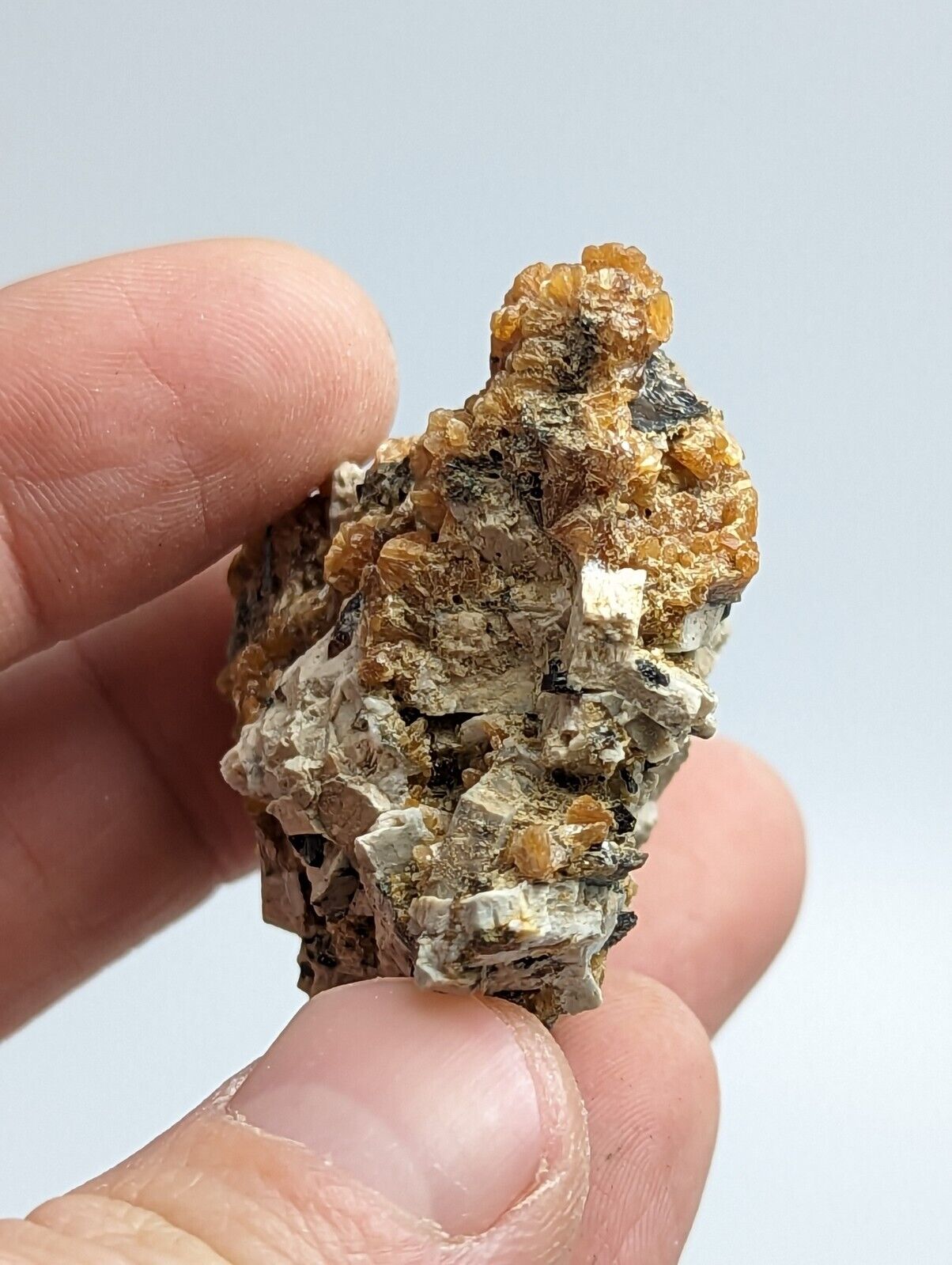 Stilbite Albite Biotite - 3M Quarry Little Rock Akansas RARE old stock - Collectibles:Rocks Fossils & Minerals:Crystals
