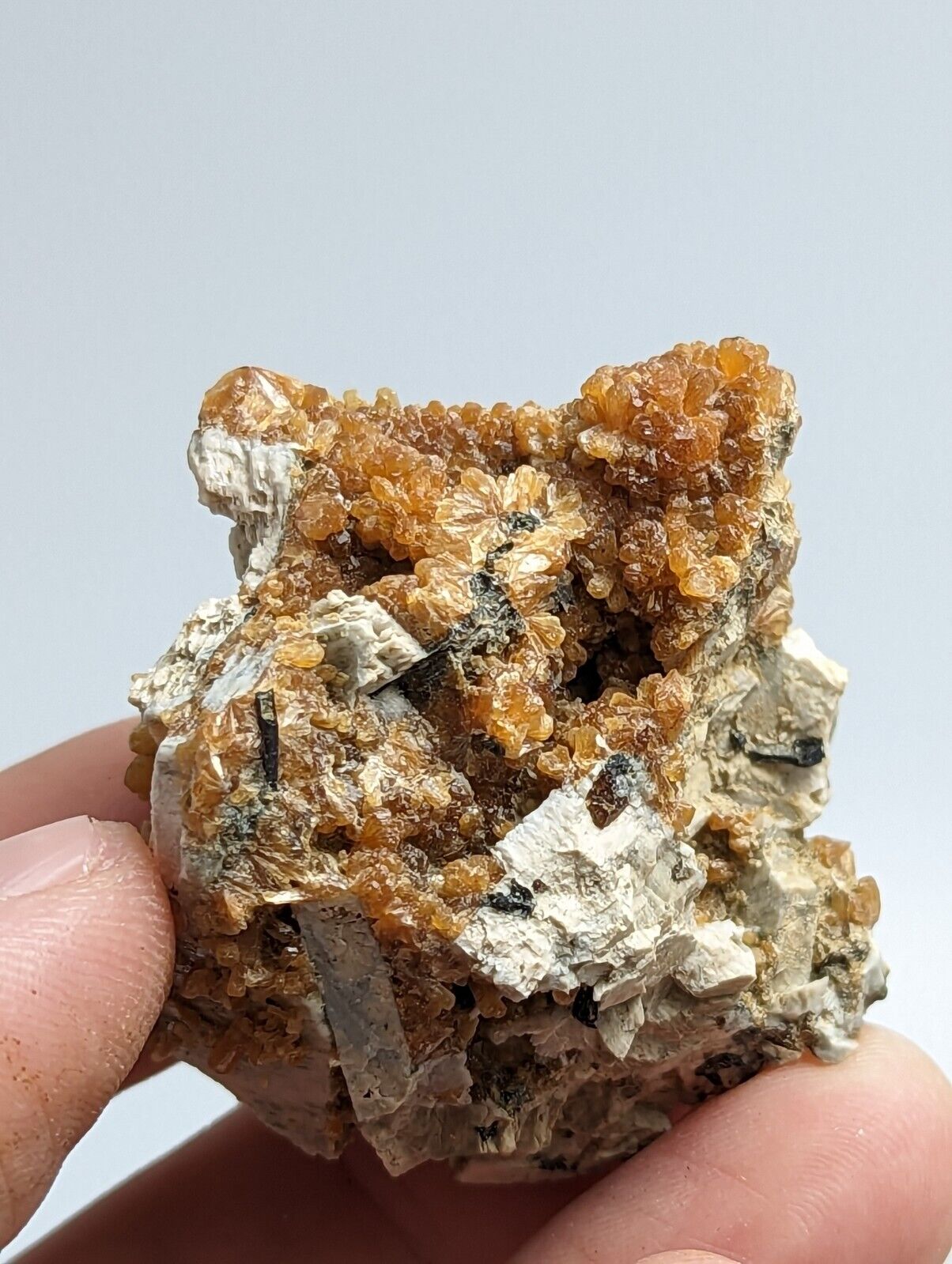 Stilbite Albite Biotite - 3M Quarry Little Rock Akansas RARE old stock - Collectibles:Rocks Fossils & Minerals:Crystals