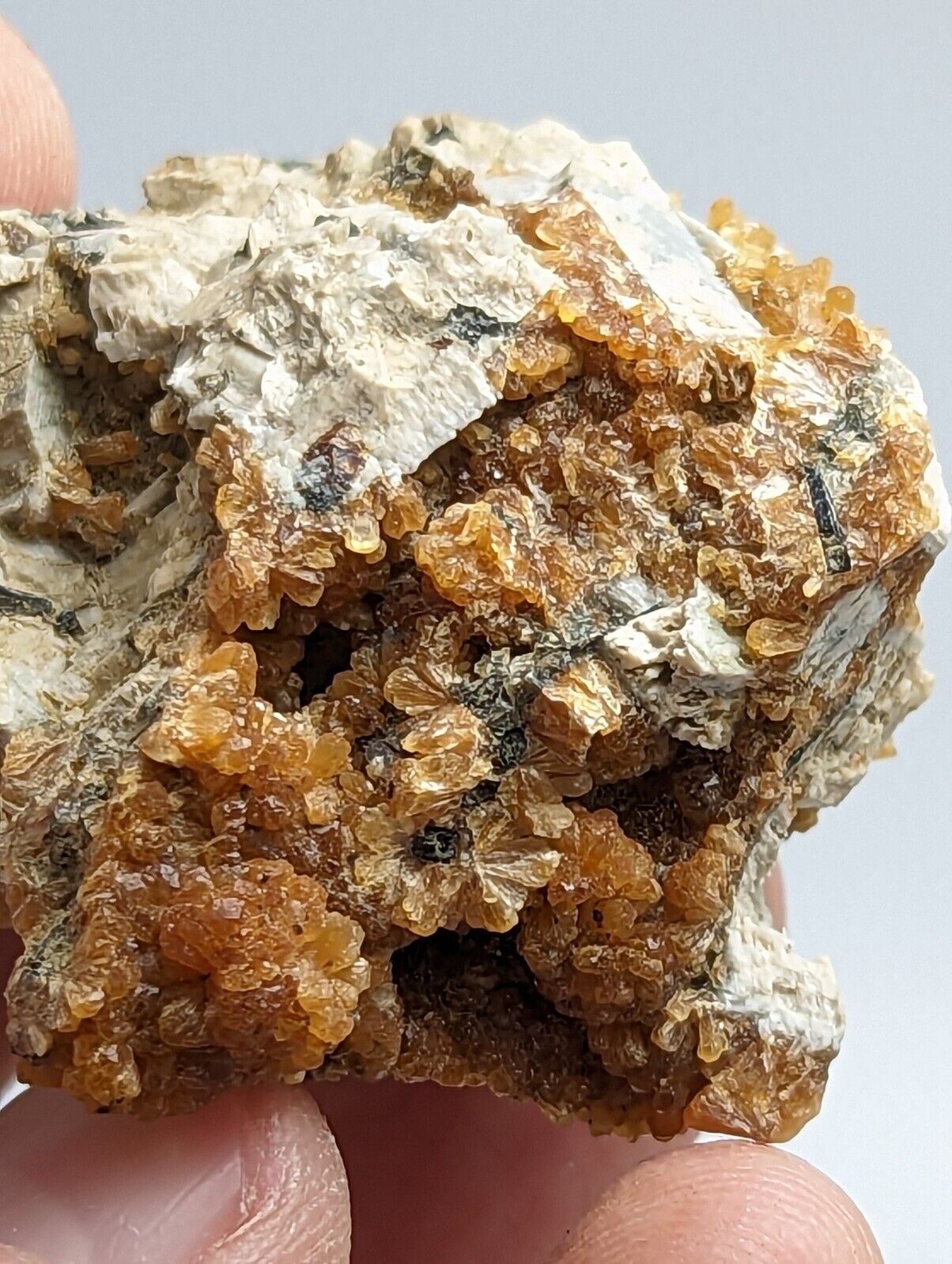 Stilbite Albite Biotite - 3M Quarry Little Rock Akansas RARE old stock - Collectibles:Rocks Fossils & Minerals:Crystals