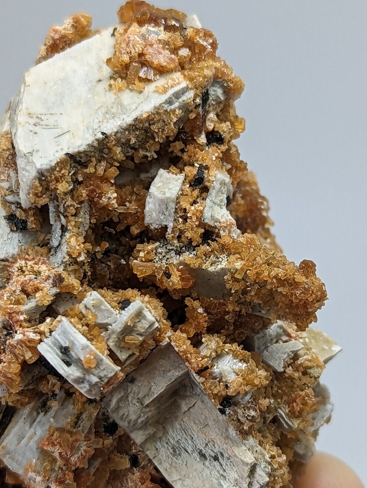 Stilbite Albite Biotite - 3M Quarry Little Rock Arkansas,VERY RARE old stock - Collectibles:Rocks Fossils &