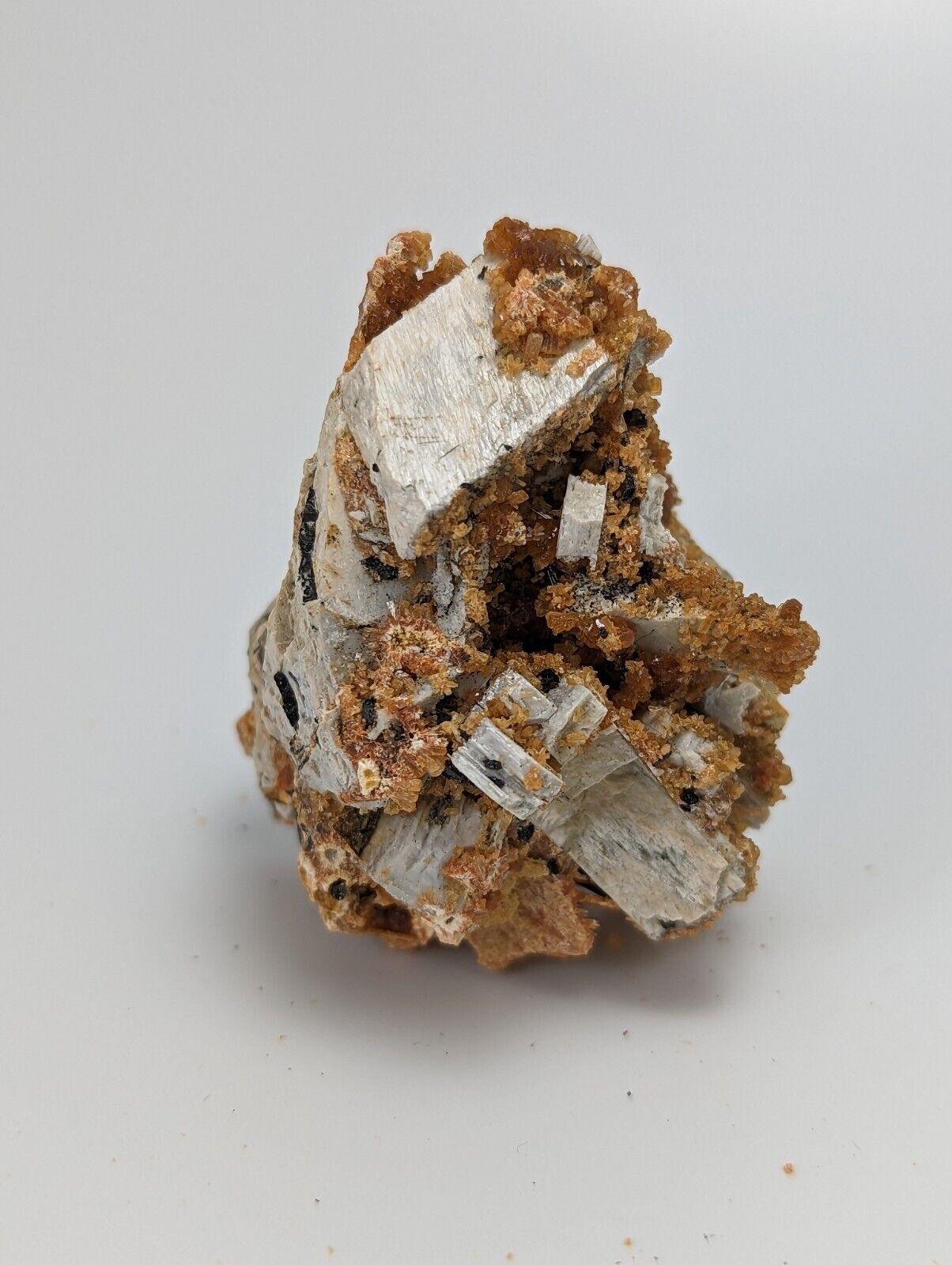 Stilbite Albite Biotite - 3M Quarry Little Rock Arkansas,VERY RARE old stock - Collectibles:Rocks Fossils &