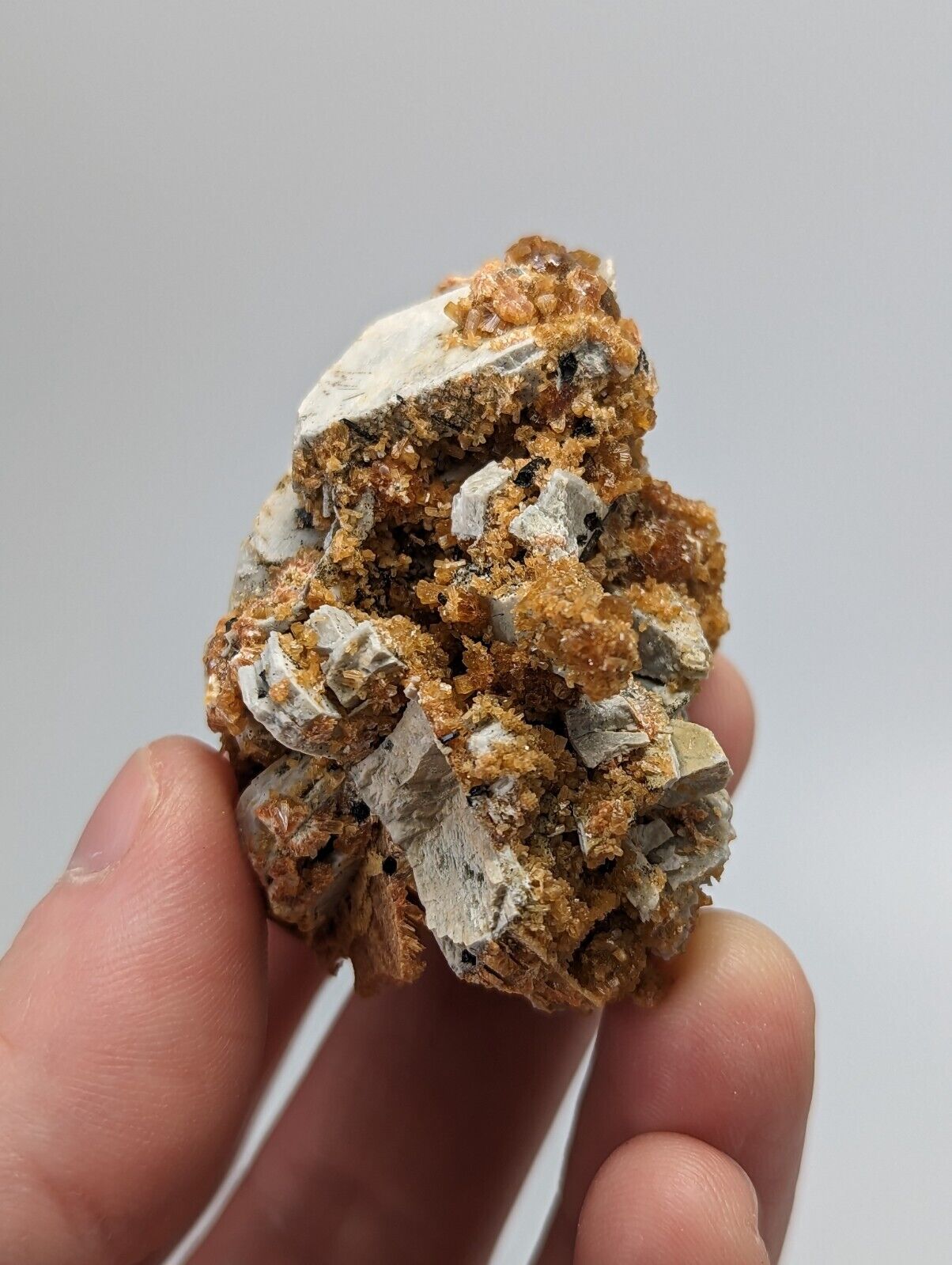 Stilbite Albite Biotite - 3M Quarry Little Rock Arkansas,VERY RARE old stock - Collectibles:Rocks Fossils &