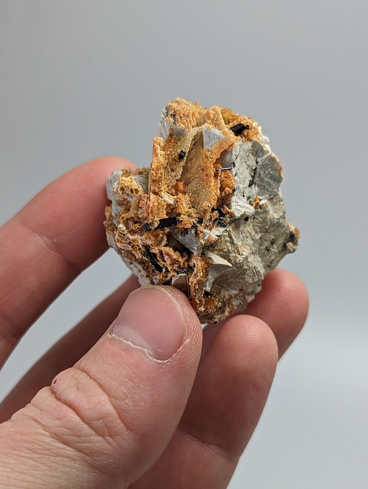 Stilbite Albite Biotite - 3M Quarry Little Rock Arkansas,VERY RARE old stock - Collectibles:Rocks Fossils &