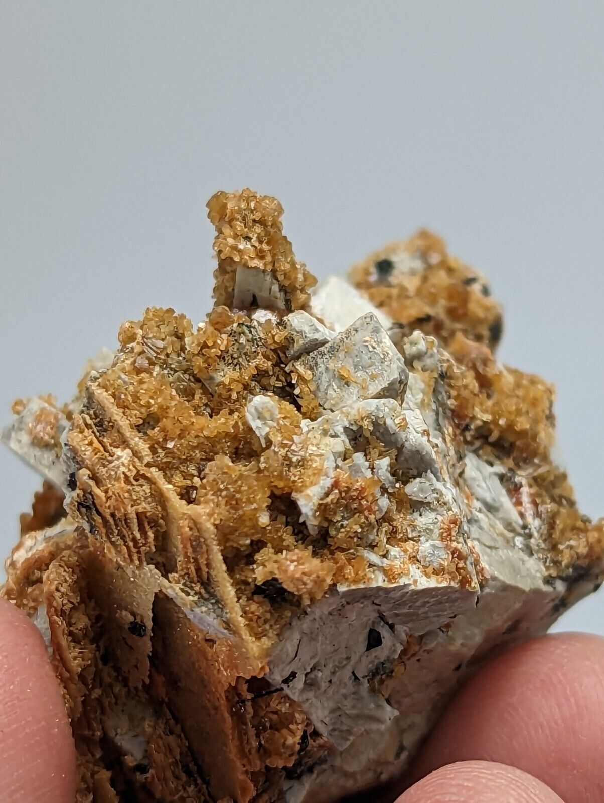 Stilbite Albite Biotite - 3M Quarry Little Rock Arkansas,VERY RARE old stock - Collectibles:Rocks Fossils &