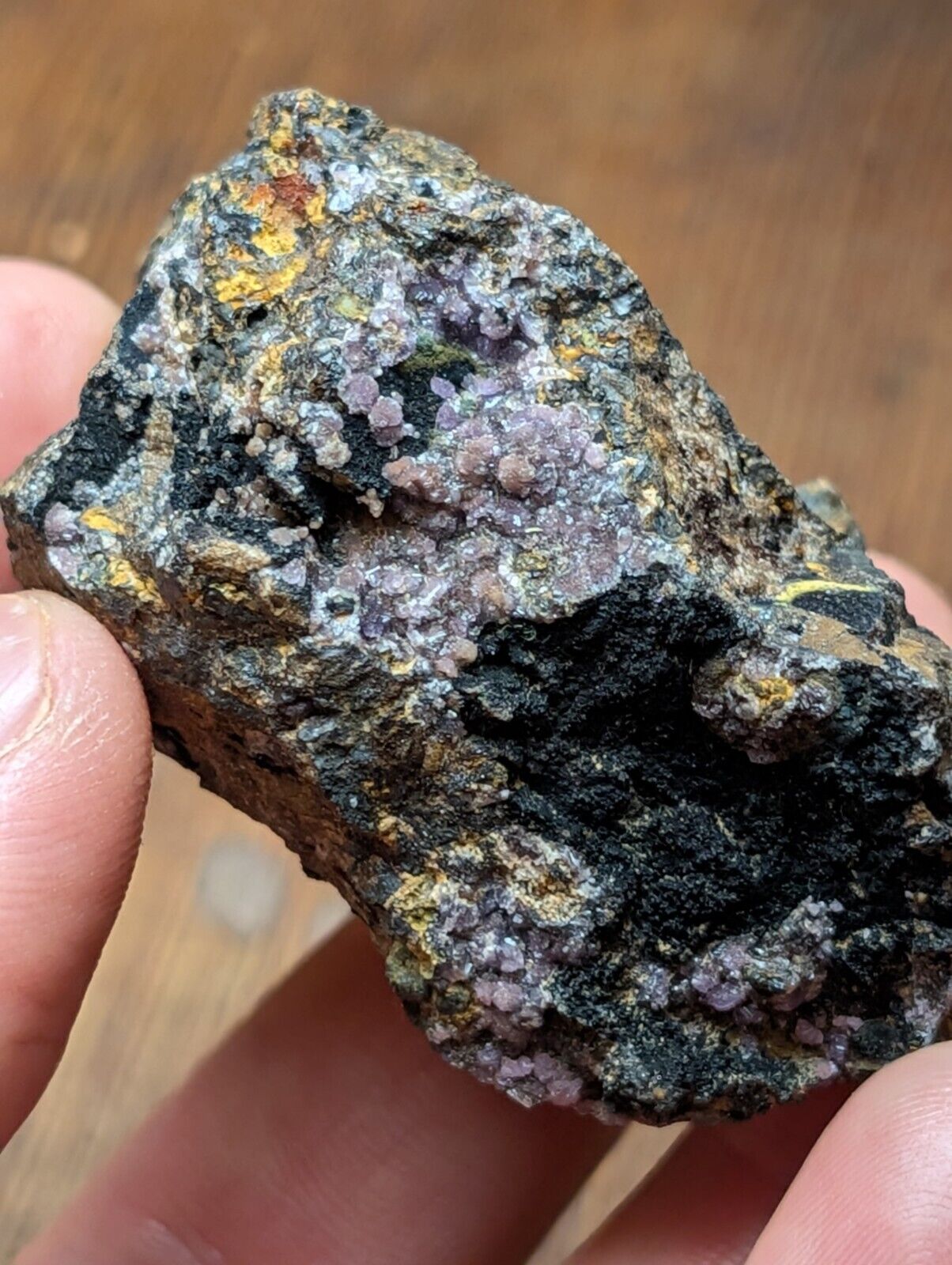 Strengite + other Iron Phosphates -Indian Mountain Alabama USA Old Stock - Collectibles:Rocks Fossils &