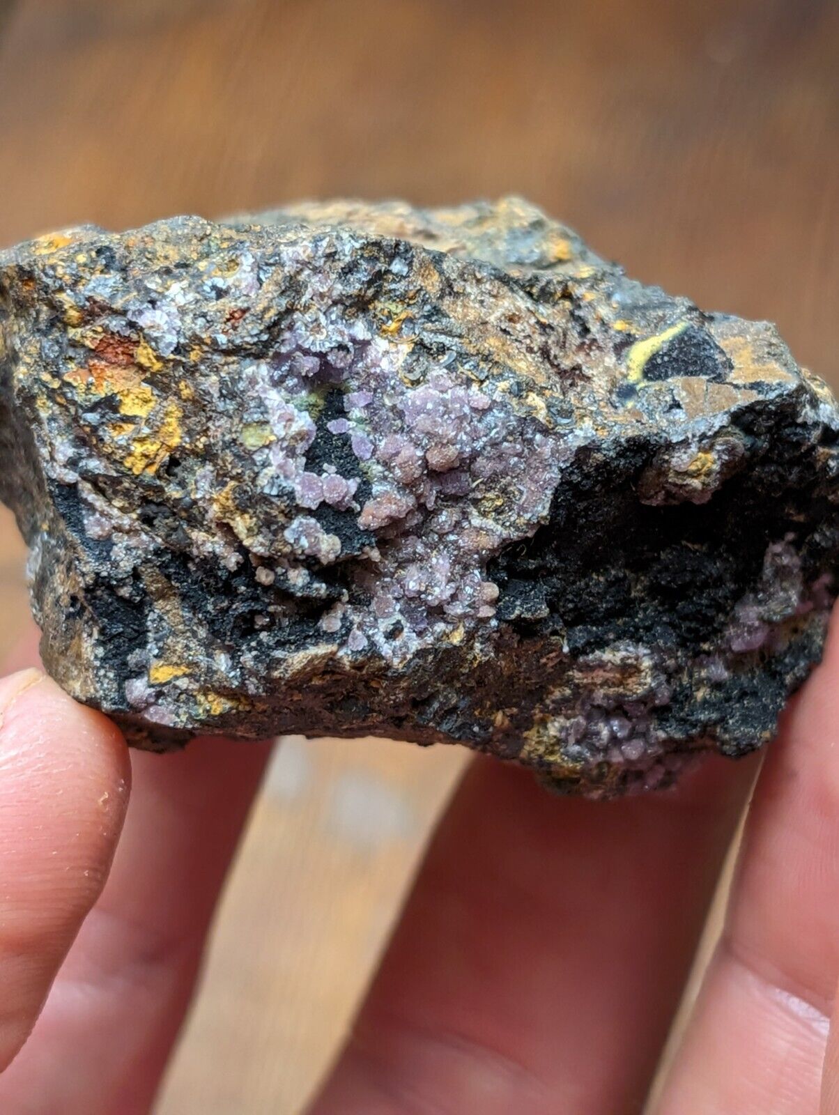 Strengite + other Iron Phosphates -Indian Mountain Alabama USA Old Stock - Collectibles:Rocks Fossils &