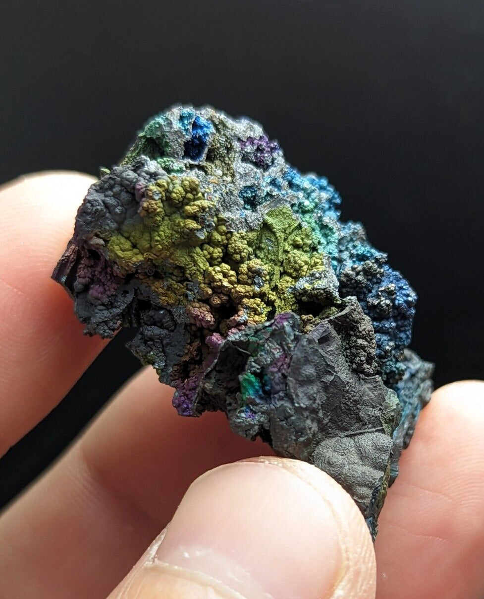 Turgite Iridescent Hematite Goethite Graves Mountain Georgia USA Old Stock - Collectibles:Rocks Fossils &
