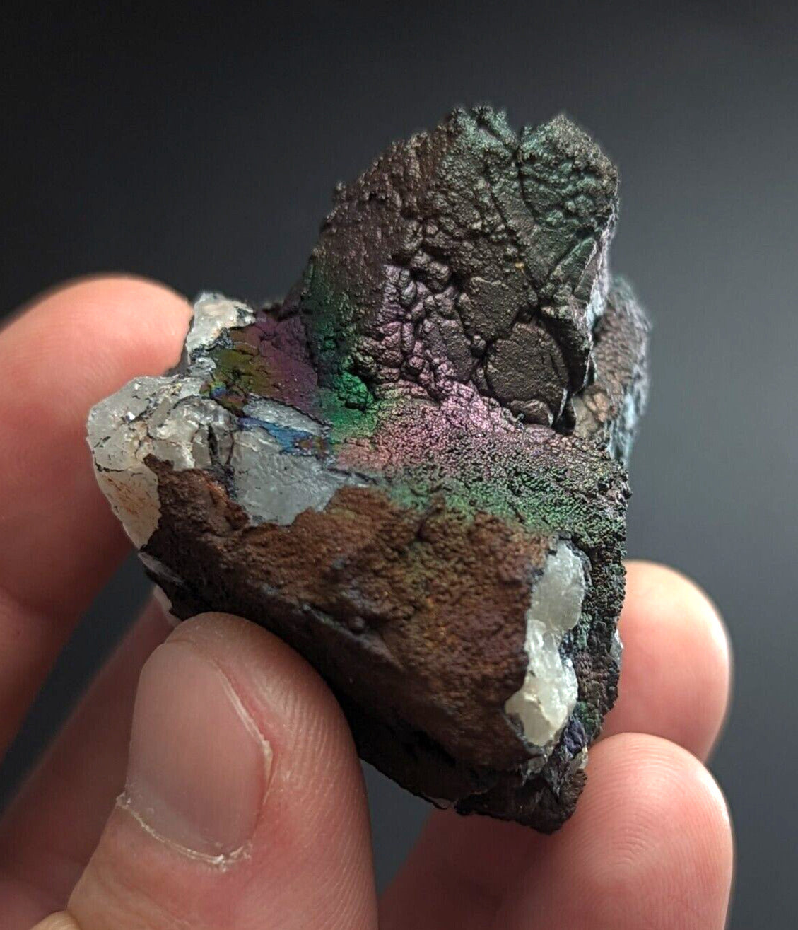 Turgite Iridescent Hematite Goethite Graves Mountain Georgia USA Old Stock - Collectibles:Rocks Fossils &