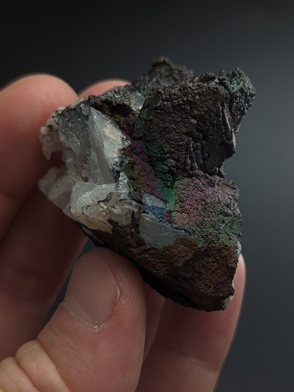 Turgite Iridescent Hematite Goethite Graves Mountain Georgia USA Old Stock - Collectibles:Rocks Fossils &