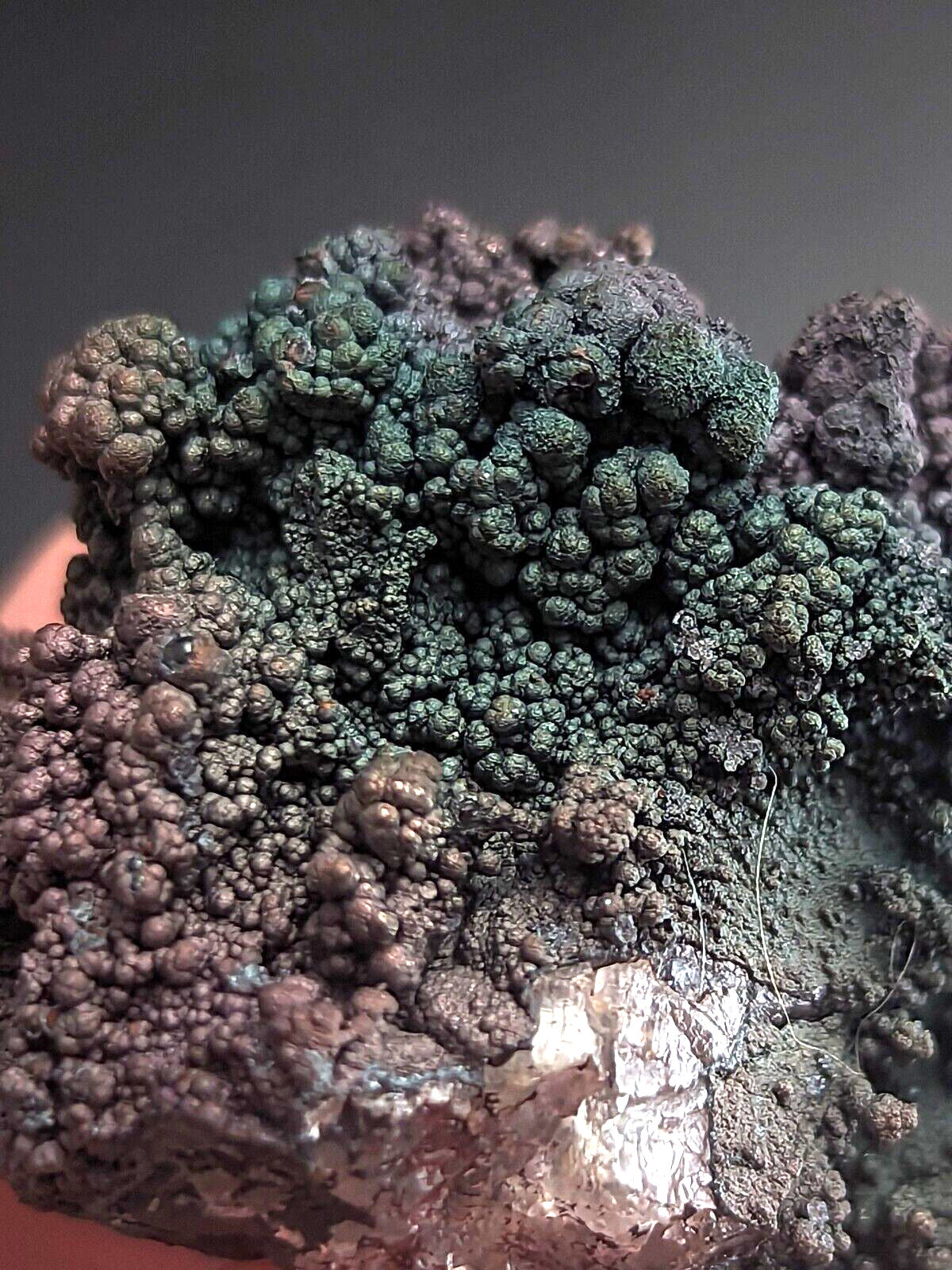 Turgite Iridescent Hematite Goethite Graves Mountain Georgia USA Old Stock - Collectibles:Rocks Fossils &