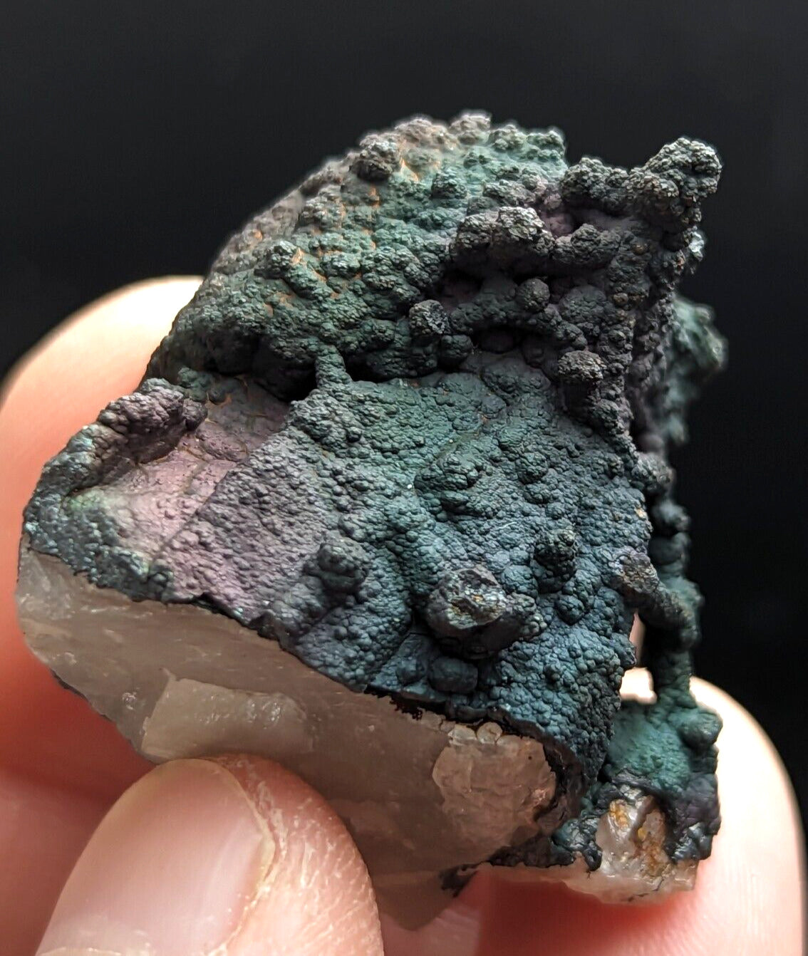 Turgite Iridescent Hematite Goethite Graves Mountain Georgia USA Old Stock - Collectibles:Rocks Fossils &