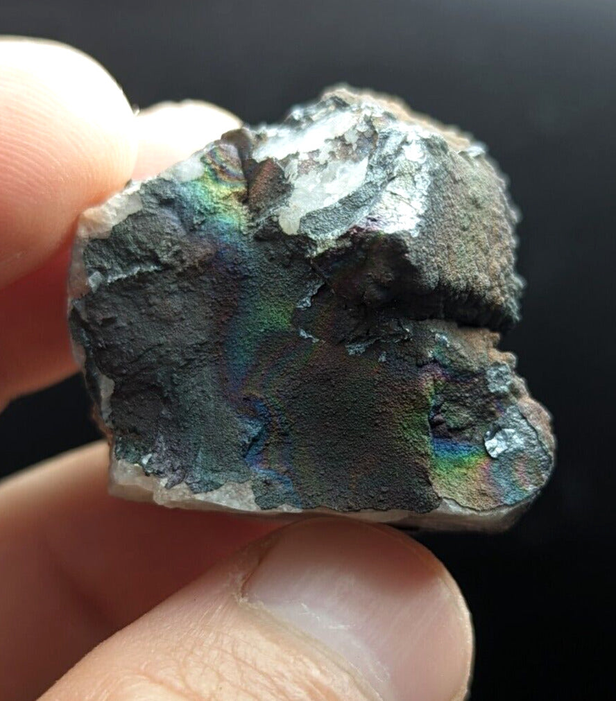 Turgite Iridescent Hematite Goethite Graves Mountain Georgia USA Old Stock - Collectibles:Rocks Fossils &