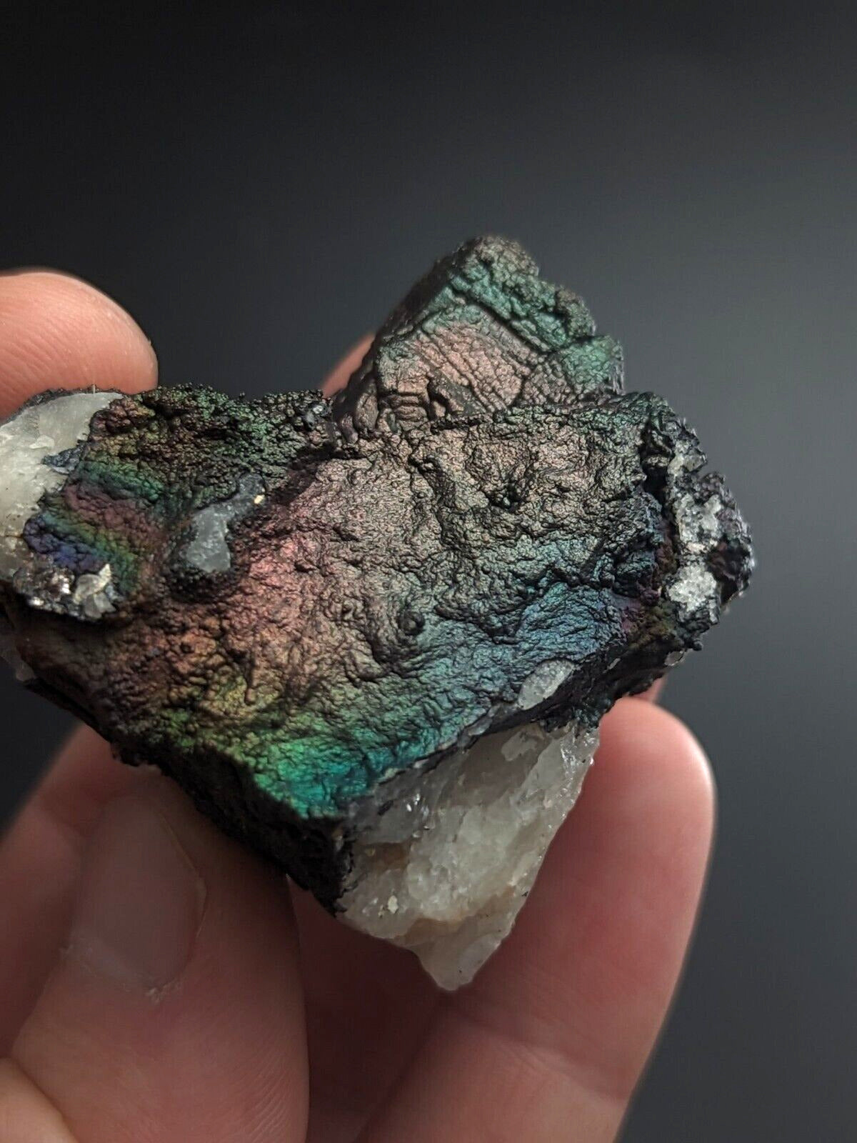 Turgite Iridescent Hematite Goethite Graves Mountain Georgia USA Old Stock - Collectibles:Rocks Fossils &