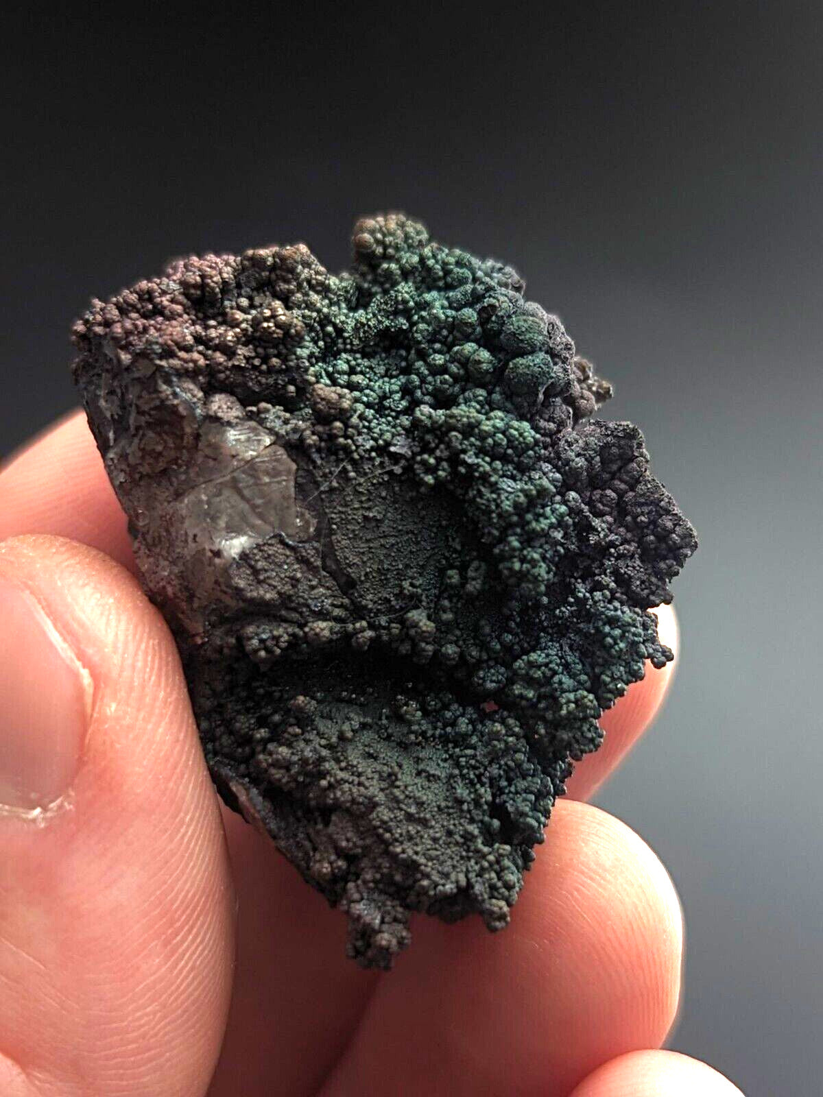 Turgite Iridescent Hematite Goethite Graves Mountain Georgia USA Old Stock - Collectibles:Rocks Fossils &