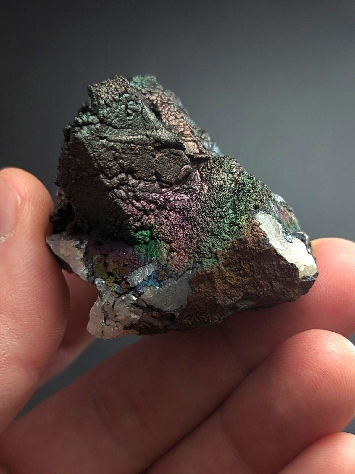 Turgite Iridescent Hematite Goethite Graves Mountain Georgia USA Old Stock - Collectibles:Rocks Fossils &
