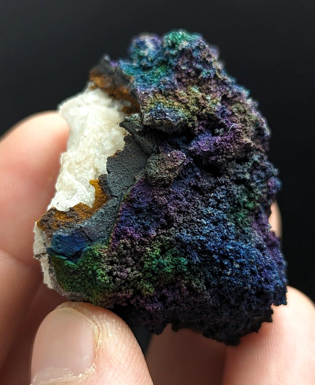 Turgite Iridescent Hematite Goethite Graves Mountain Georgia USA Old Stock - Collectibles:Rocks Fossils &