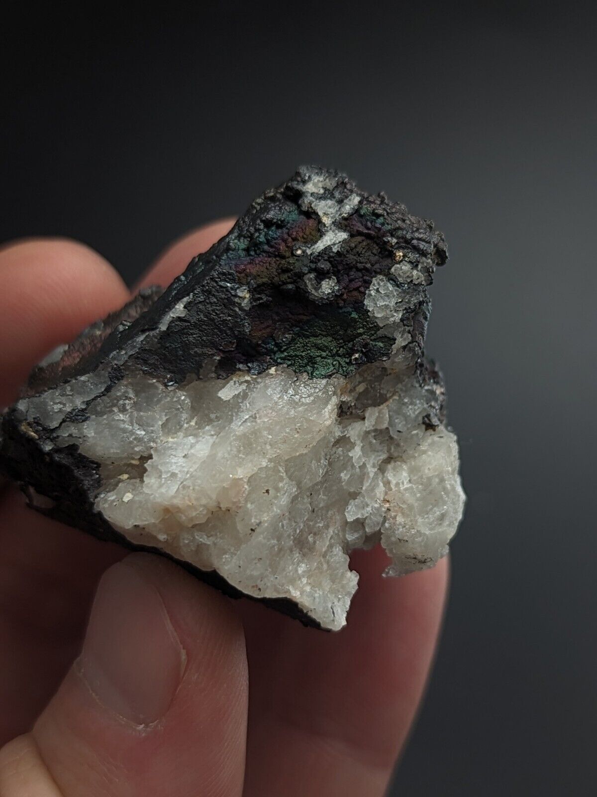Turgite Iridescent Hematite Goethite Graves Mountain Georgia USA Old Stock - Collectibles:Rocks Fossils &