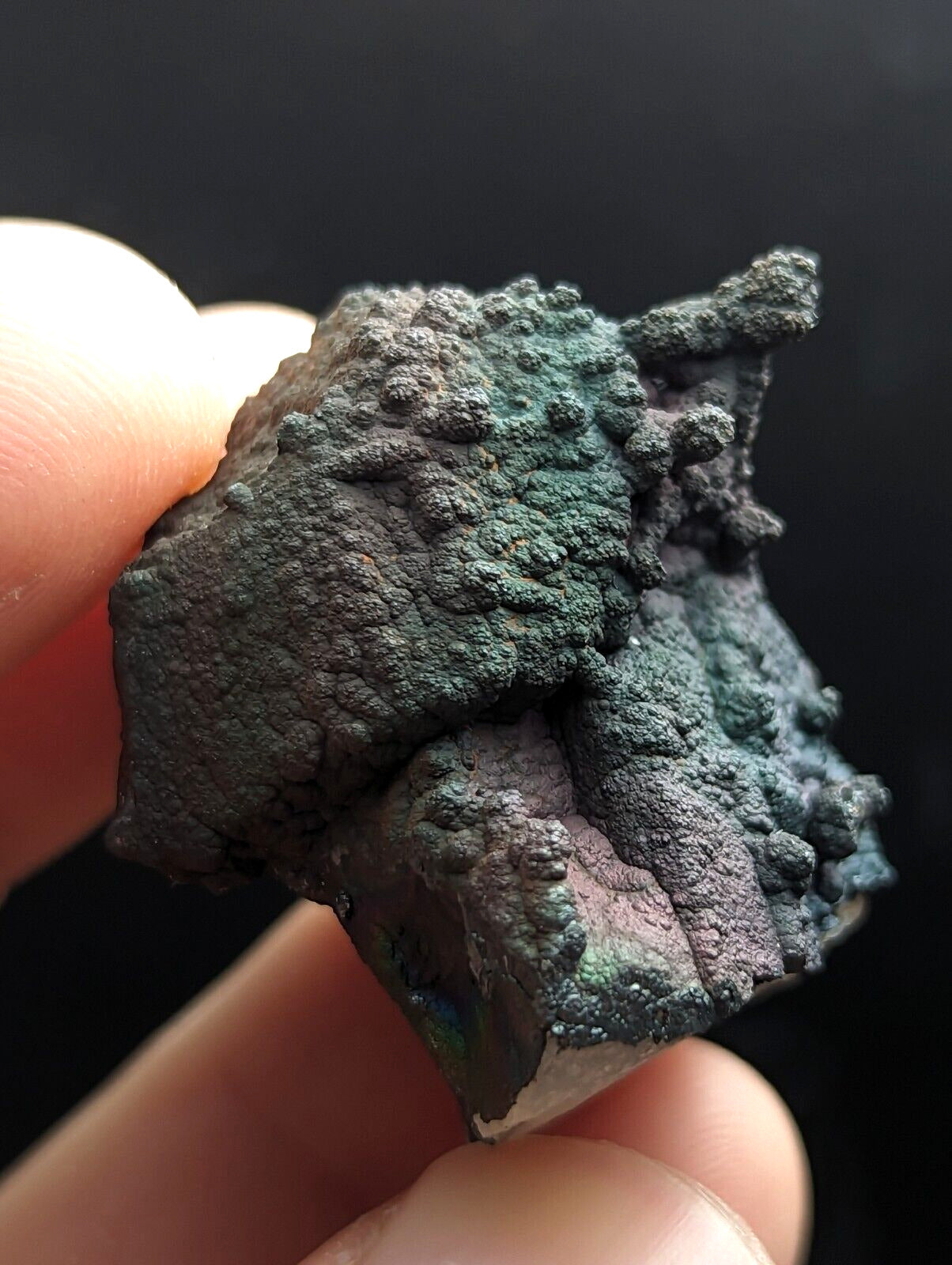 Turgite Iridescent Hematite Goethite Graves Mountain Georgia USA Old Stock - Collectibles:Rocks Fossils &