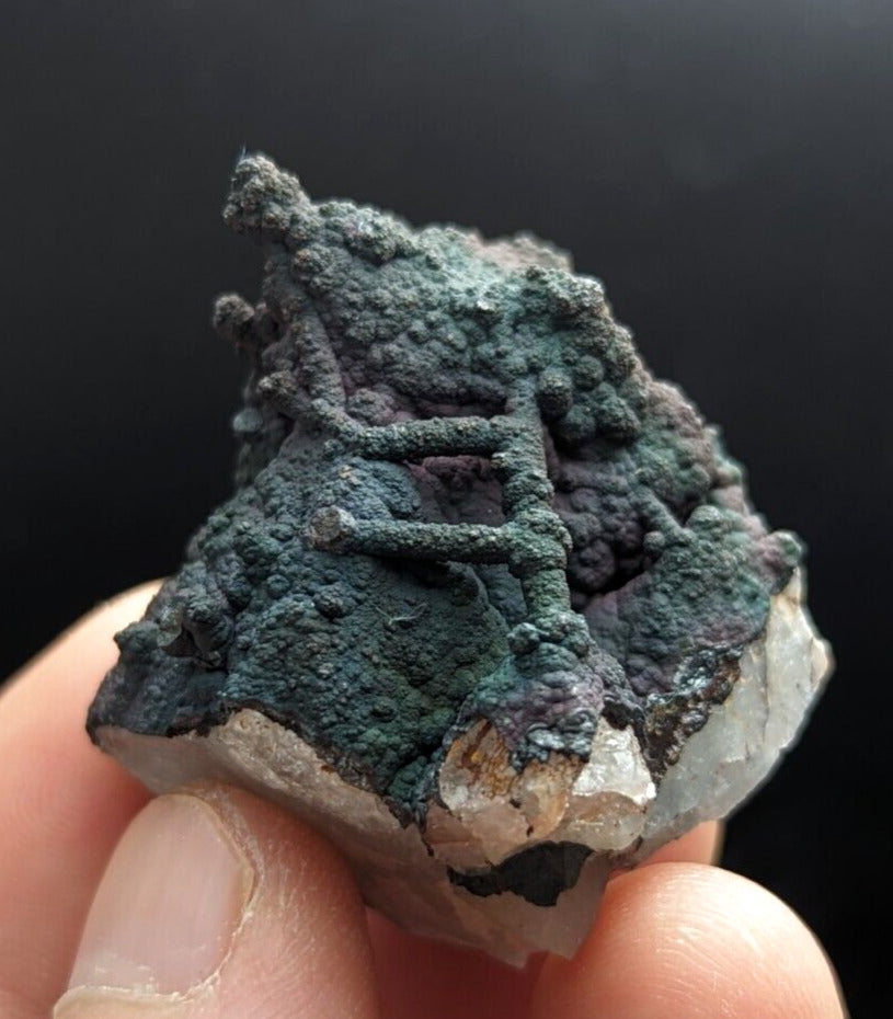 Turgite Iridescent Hematite Goethite Graves Mountain Georgia USA Old Stock - Collectibles:Rocks Fossils &