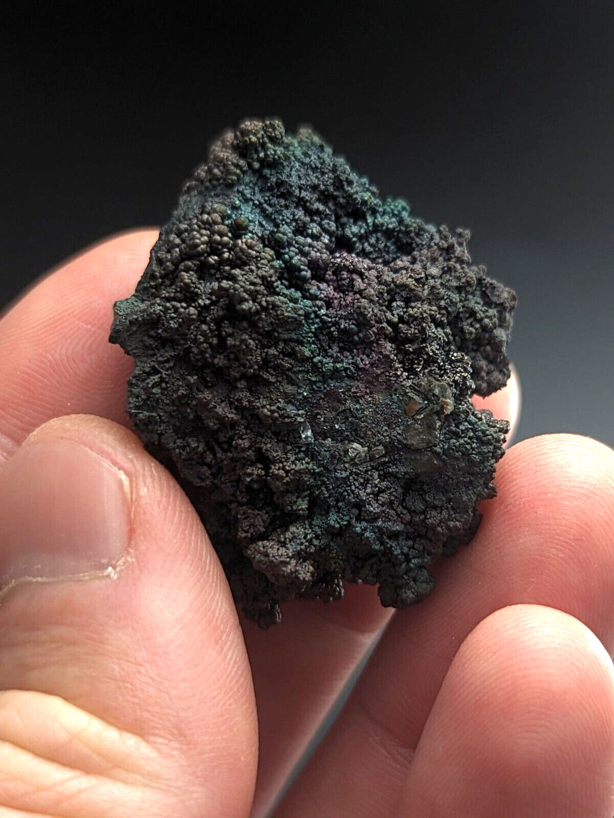 Turgite Iridescent Hematite Goethite Graves Mountain Georgia USA Old Stock - Collectibles:Rocks Fossils &