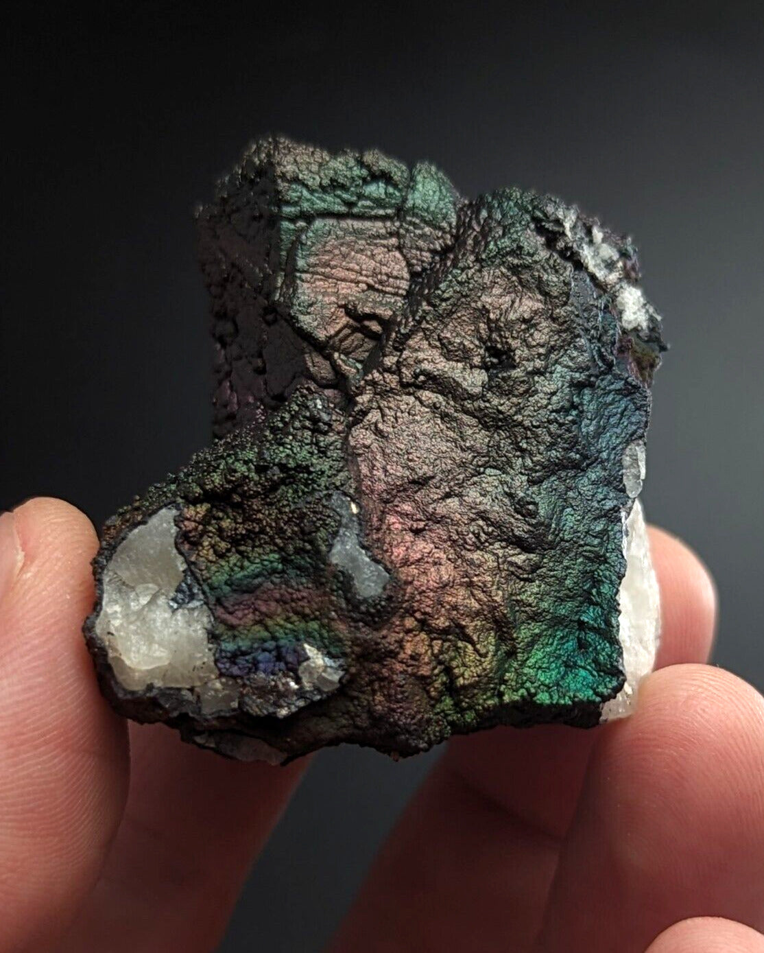 Turgite Iridescent Hematite Goethite Graves Mountain Georgia USA Old Stock - Collectibles:Rocks Fossils &