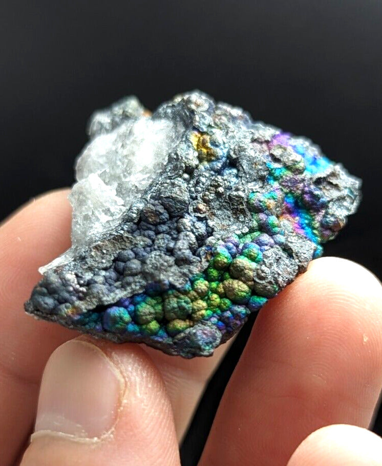 Turgite Iridescent Hematite Goethite Specimen Graves Mountain GA Old Stock - Collectibles:Rocks Fossils &