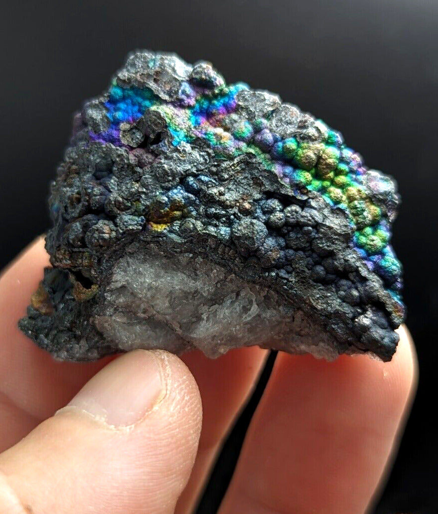 Turgite Iridescent Hematite Goethite Specimen Graves Mountain GA Old Stock - Collectibles:Rocks Fossils &