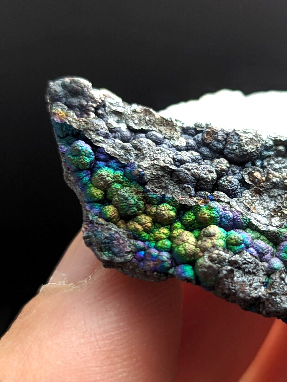 Turgite Iridescent Hematite Goethite Specimen Graves Mountain GA Old Stock - Collectibles:Rocks Fossils &