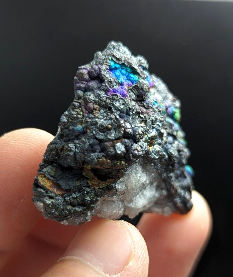 Turgite Iridescent Hematite Goethite Specimen Graves Mountain GA Old Stock - Collectibles:Rocks Fossils &