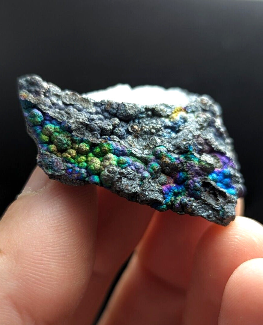 Turgite Iridescent Hematite Goethite Specimen Graves Mountain GA Old Stock - Collectibles:Rocks Fossils &