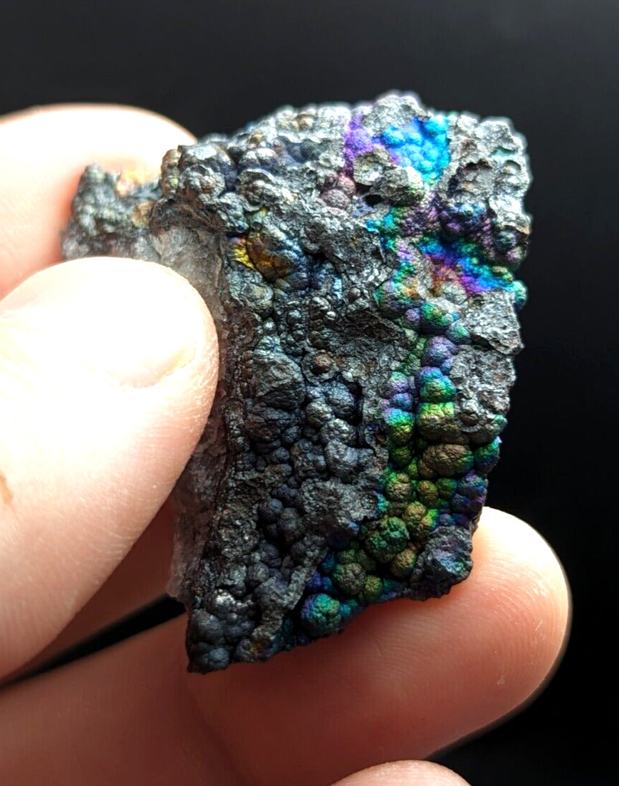 Turgite Iridescent Hematite Goethite Specimen Graves Mountain GA Old Stock - Collectibles:Rocks Fossils &