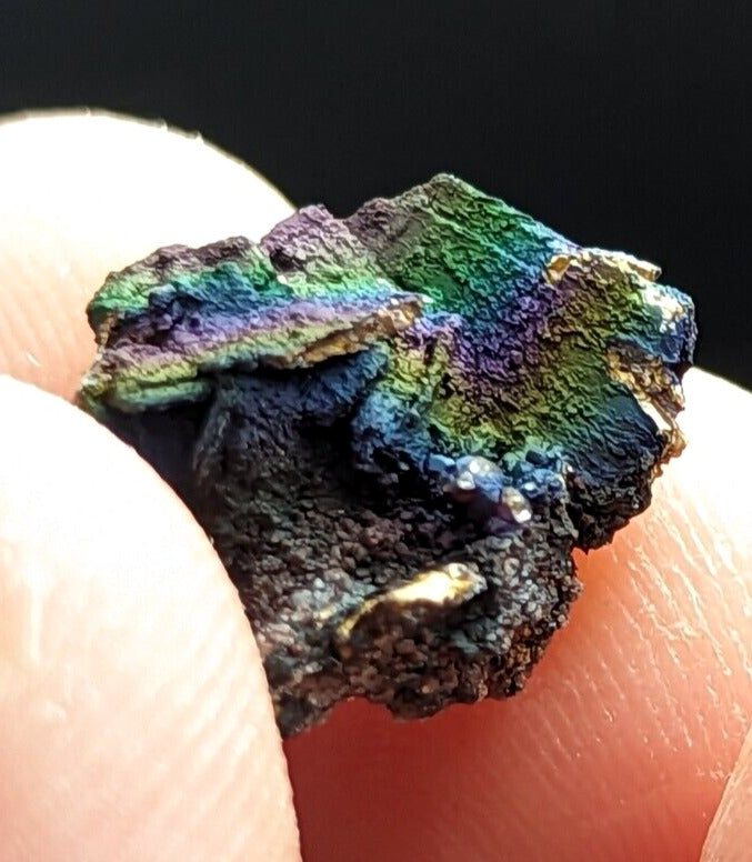 Turgite Iridescent Hematite Kyanite Graves Mountain Georgia USA Old Stock - Collectibles:Rocks Fossils &