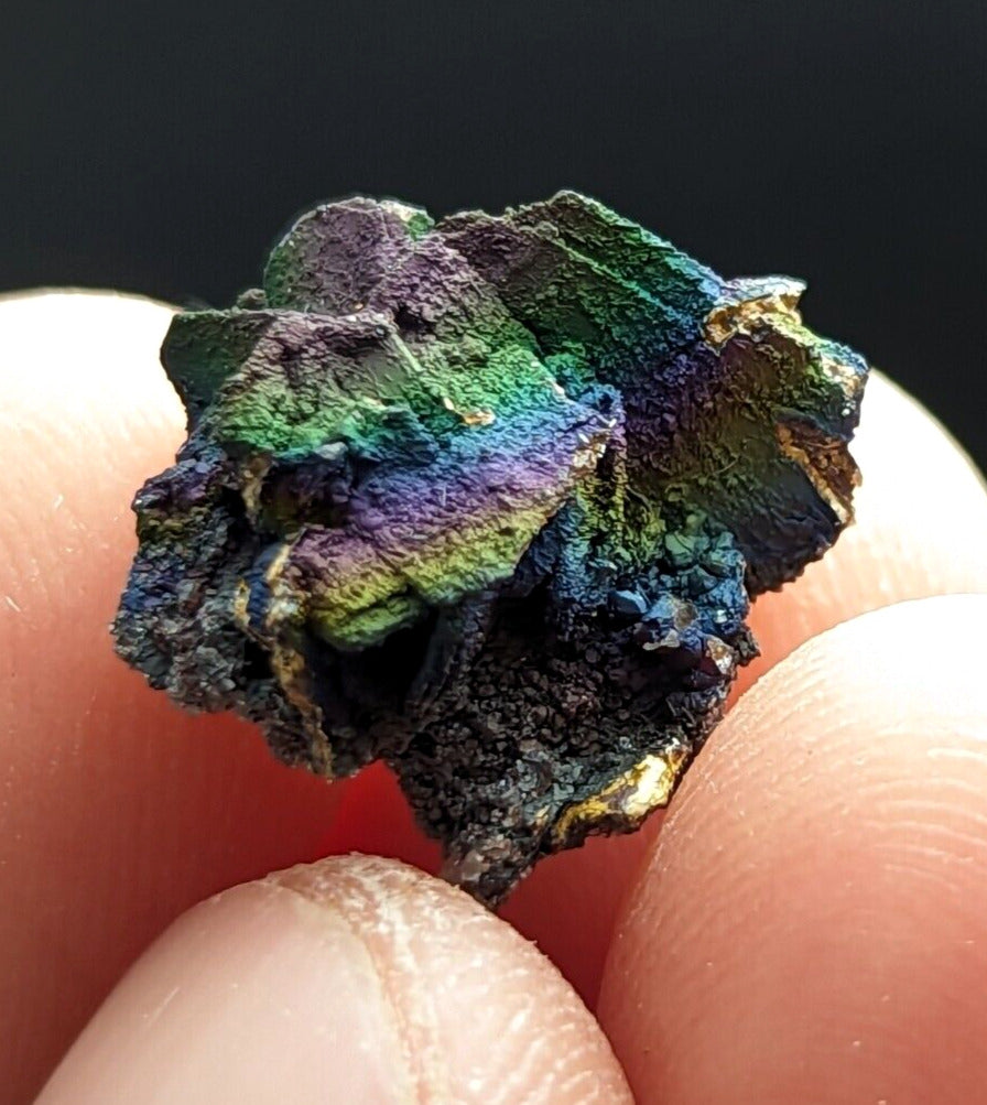 Turgite Iridescent Hematite Kyanite Graves Mountain Georgia USA Old Stock - Collectibles:Rocks Fossils &