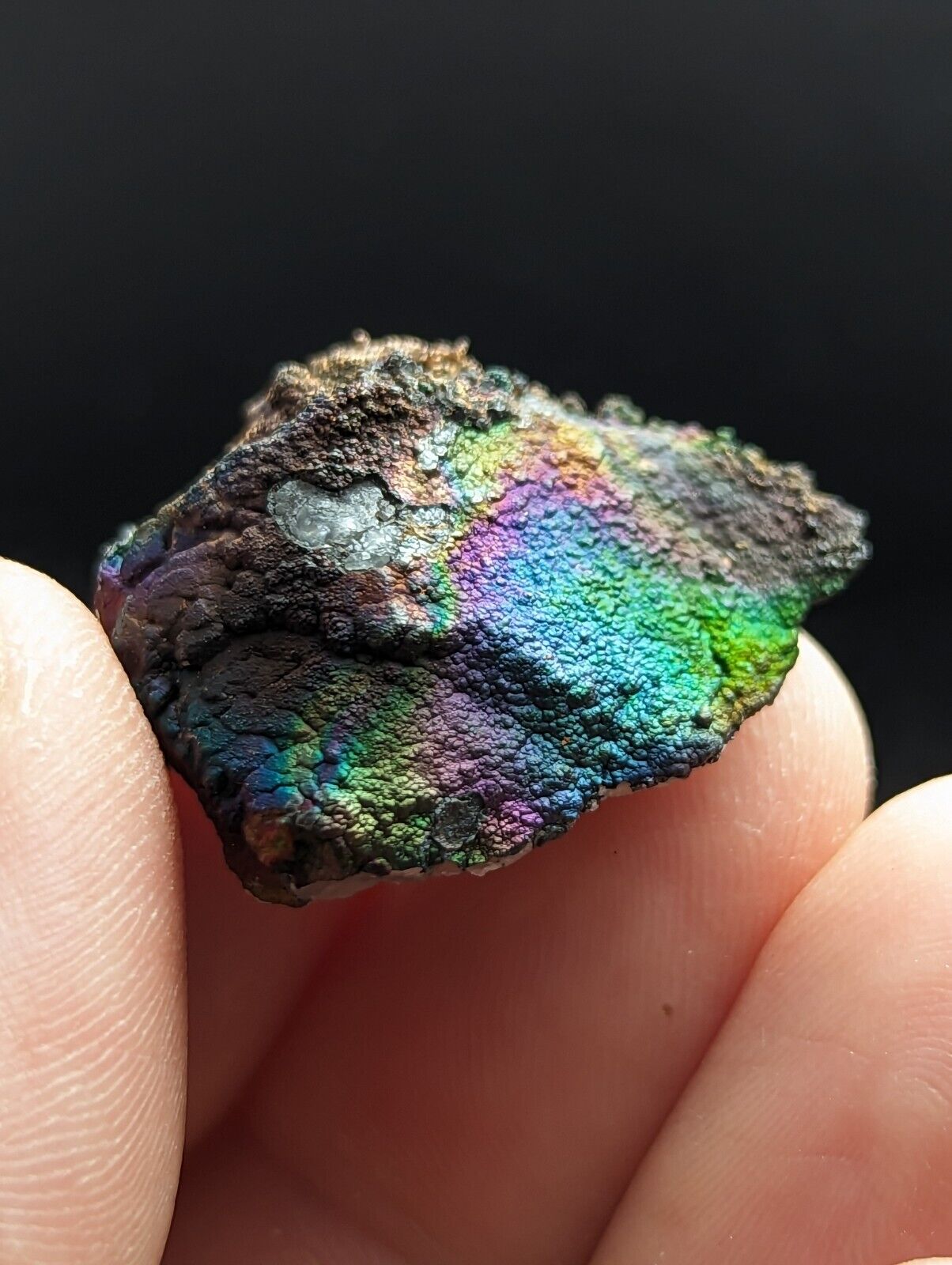 Turgite Iridescent Hematite on Quartz Graves Mountain Georgia Old Stock - Collectibles:Rocks Fossils &