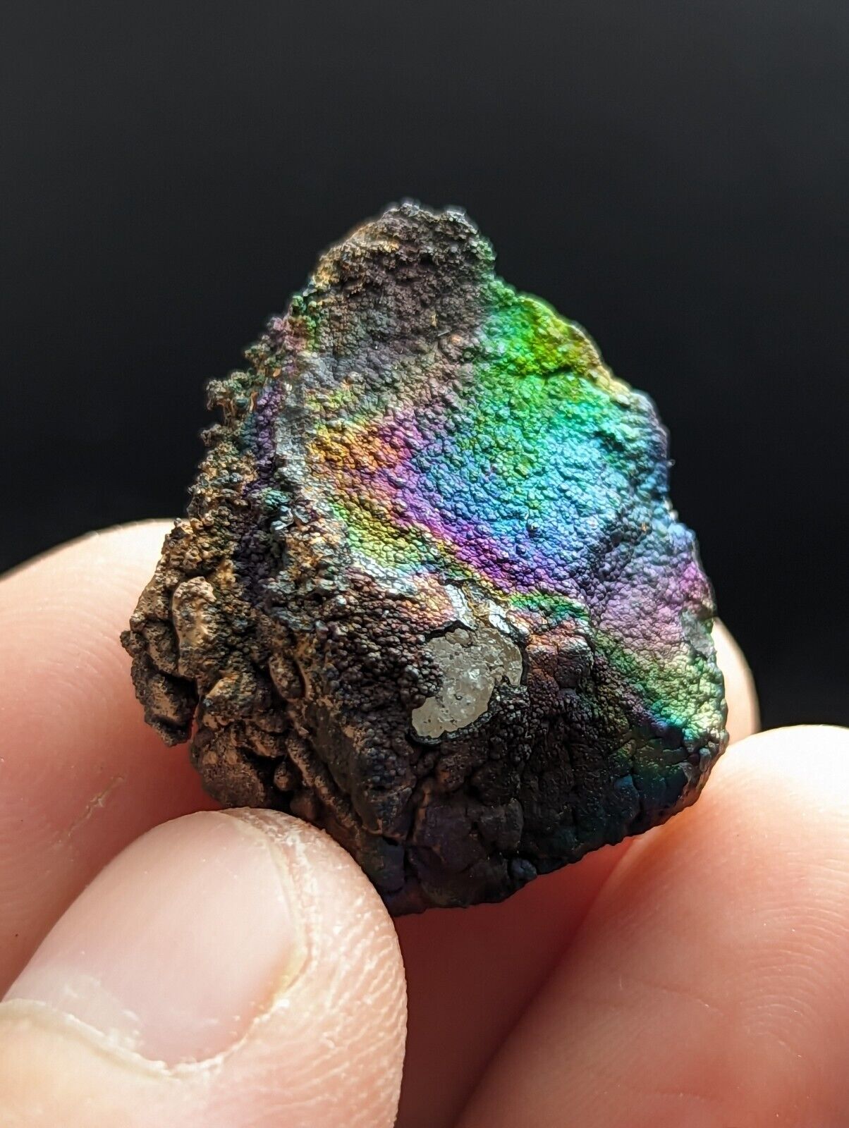 Turgite Iridescent Hematite on Quartz Graves Mountain Georgia Old Stock - Collectibles:Rocks Fossils &