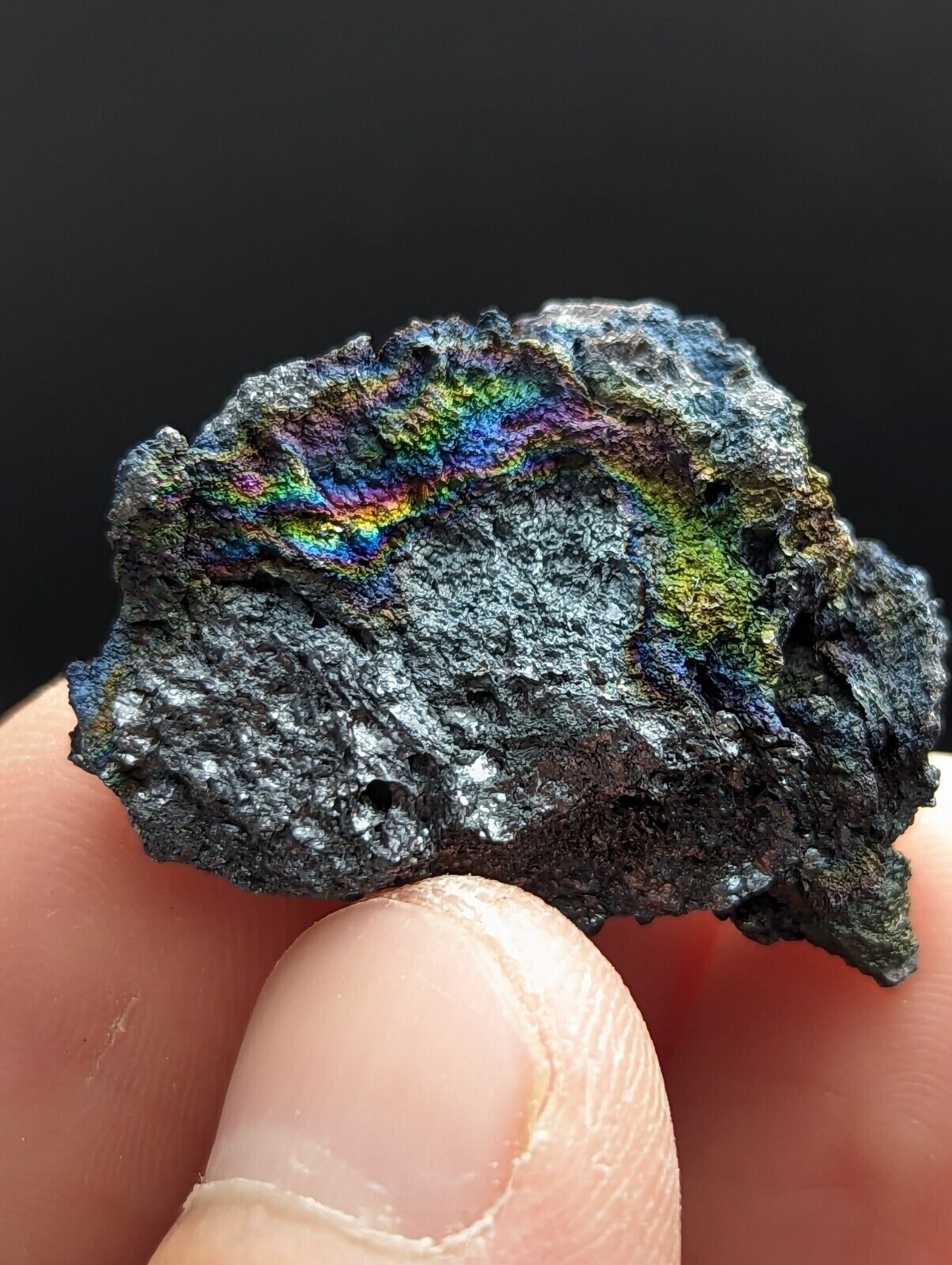 Turgite Iridescent Hematite/ Rainbows Graves Mountain Georgia Old Stock - Collectibles:Rocks Fossils &