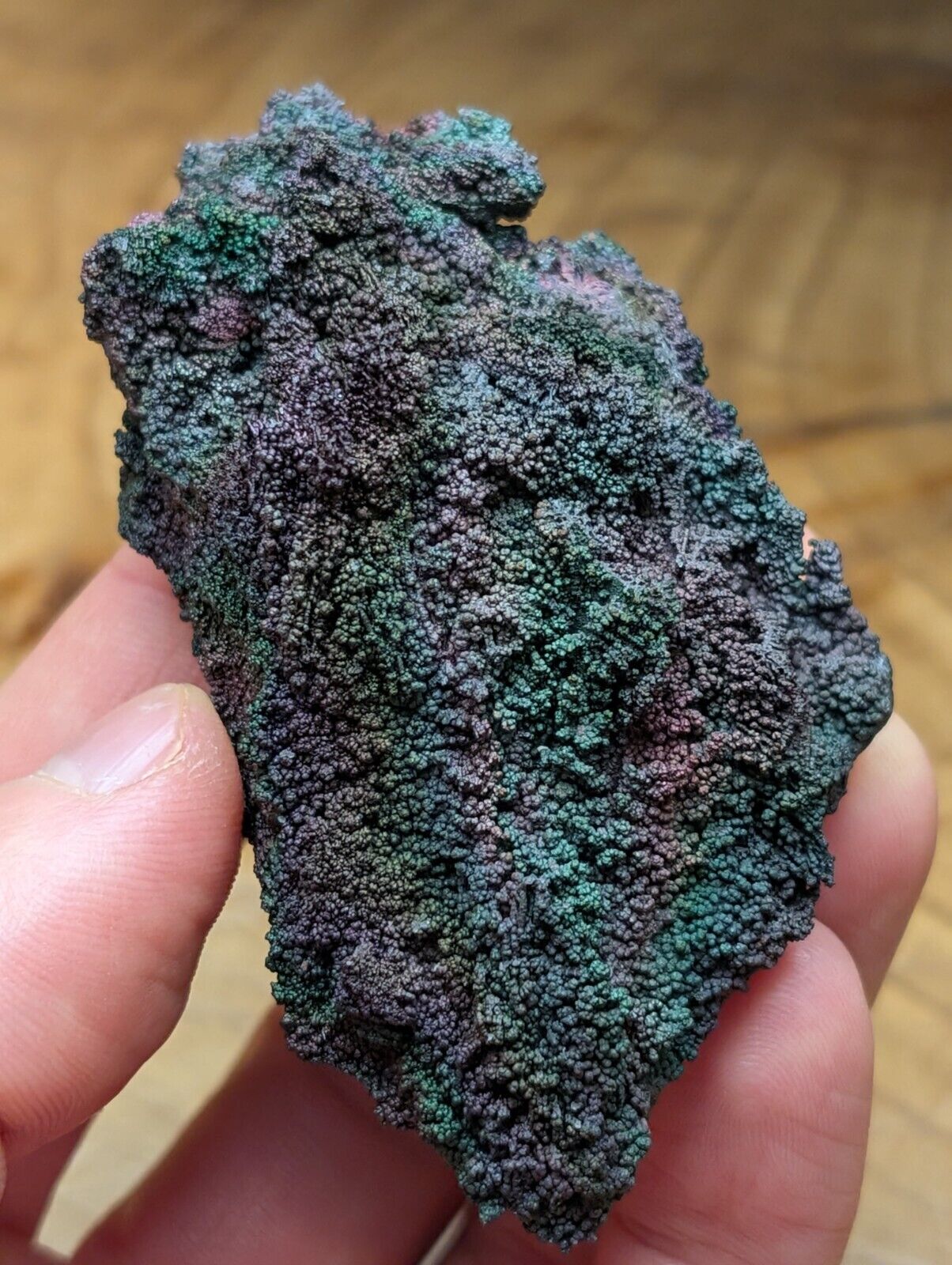 Turgite Iridescent Hematite Specimen Graves Mountain Georgia USA Old Stock - Collectibles:Rocks Fossils &