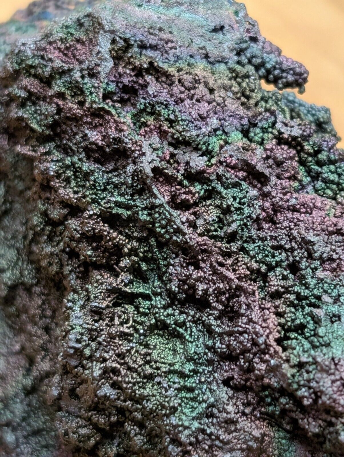 Turgite Iridescent Hematite Specimen Graves Mountain Georgia USA Old Stock - Collectibles:Rocks Fossils &