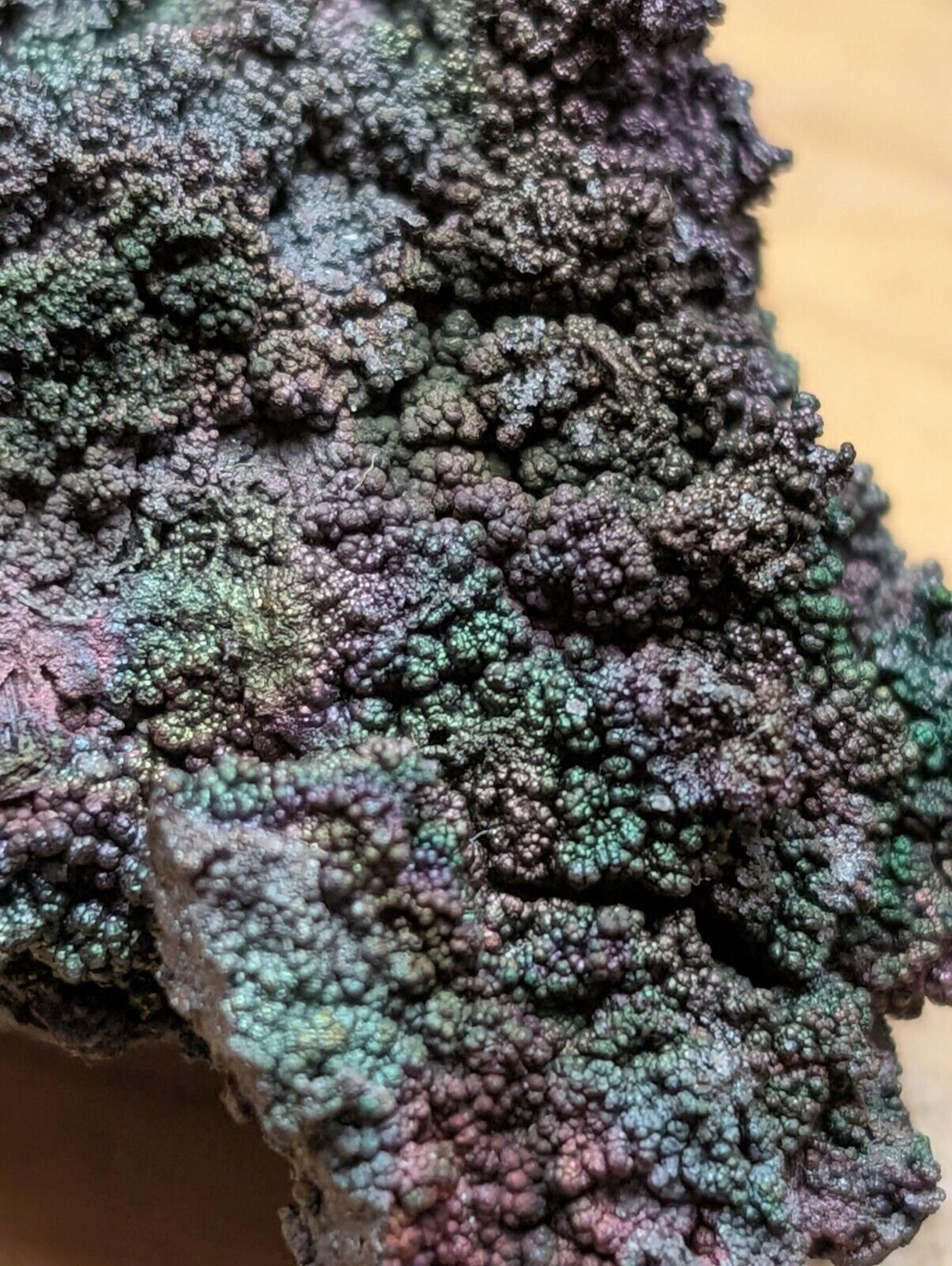 Turgite Iridescent Hematite Specimen Graves Mountain Georgia USA Old Stock - Collectibles:Rocks Fossils &