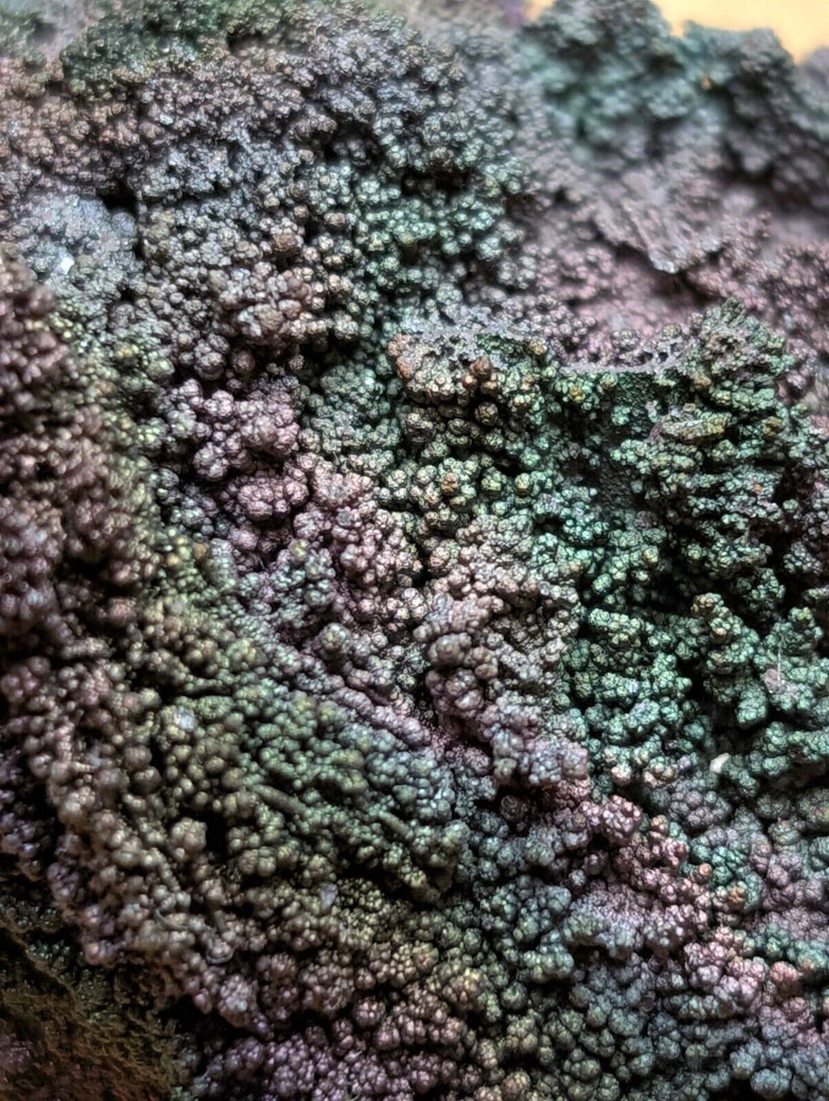 Turgite Iridescent Hematite Specimen Graves Mountain Georgia USA Old Stock - Collectibles:Rocks Fossils &