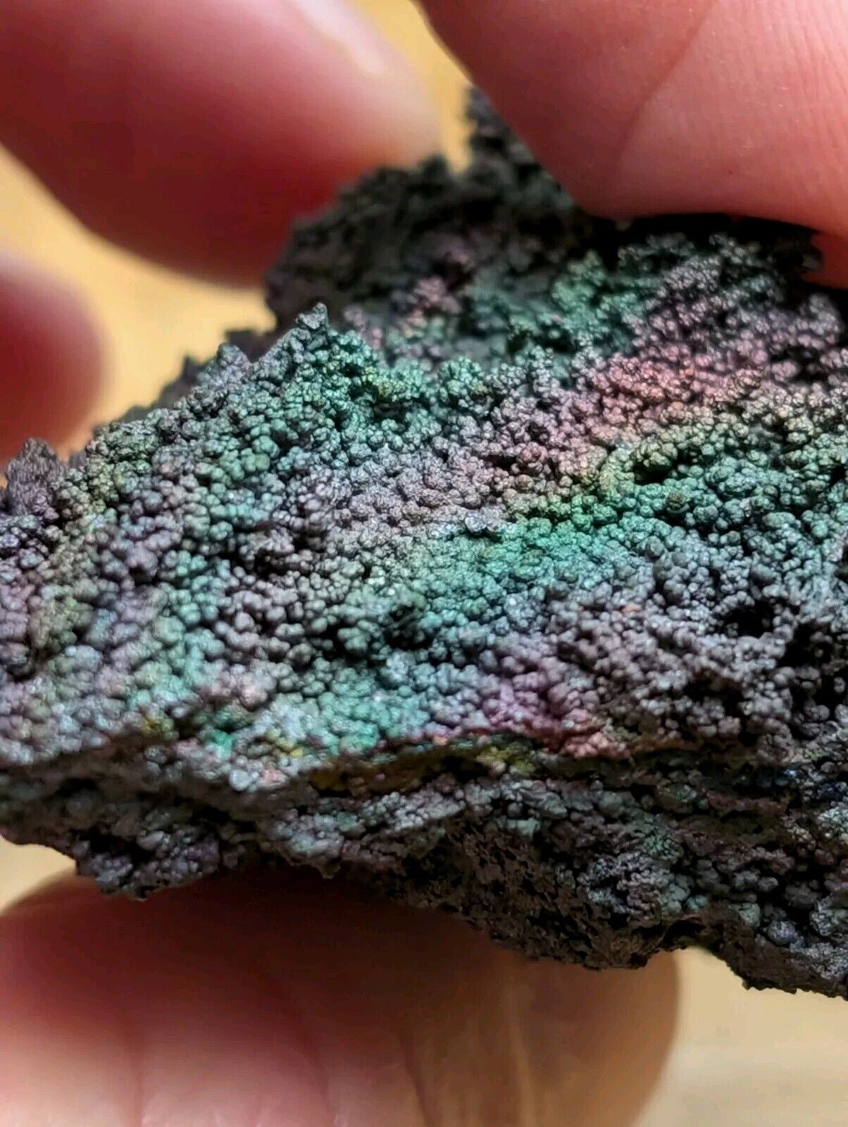Turgite Iridescent Hematite Specimen Graves Mountain Georgia USA Old Stock - Collectibles:Rocks Fossils &