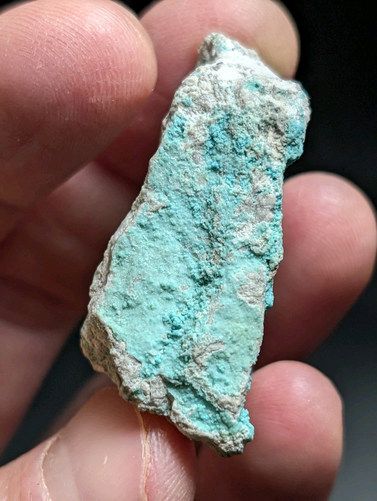 Turquoise Bluebird Mine Polk County Arkansas Old Stock Rare/Unique - Collectibles:Rocks Fossils & Minerals:Crystals