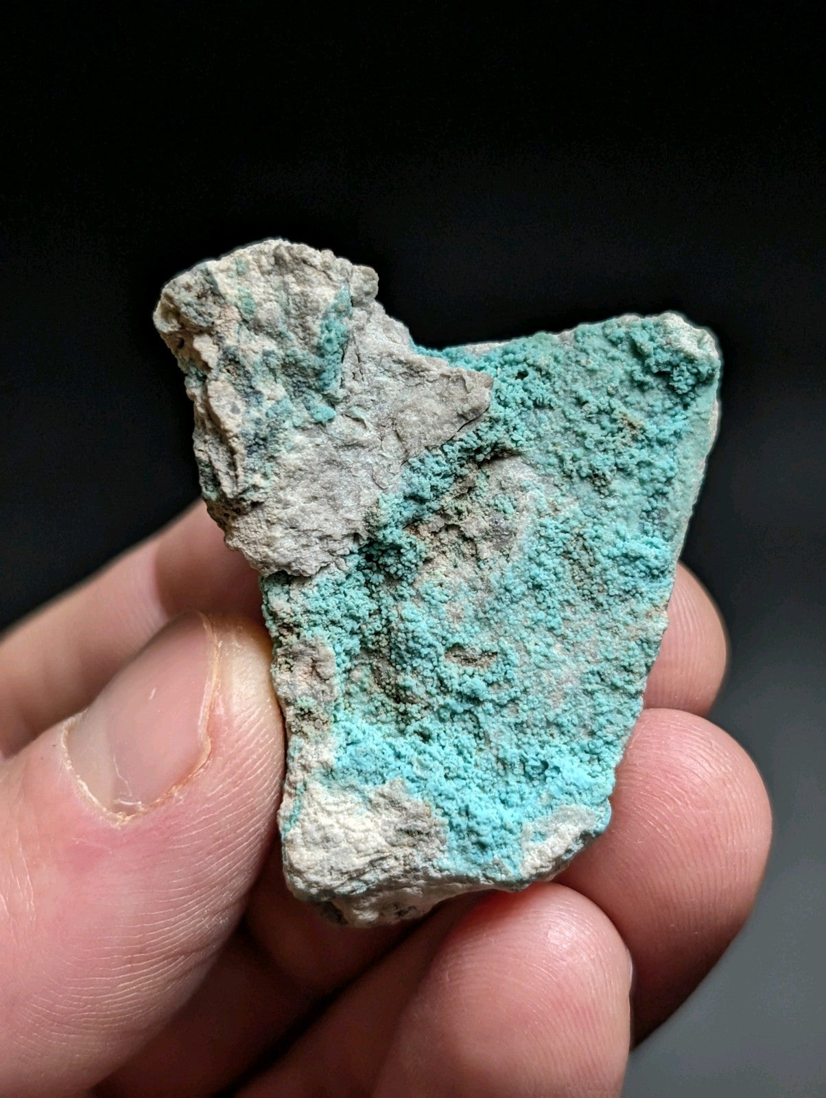 Turquoise Bluebird Mine Polk County Arkansas Old Stock Rare/Unique - Collectibles:Rocks Fossils & Minerals:Crystals