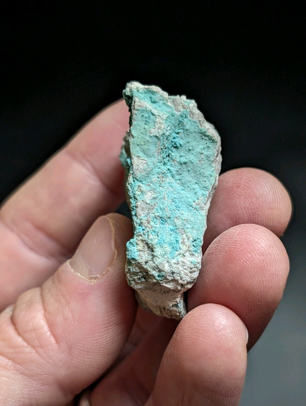 Turquoise Bluebird Mine Polk County Arkansas Old Stock Rare/Unique - Collectibles:Rocks Fossils & Minerals:Crystals