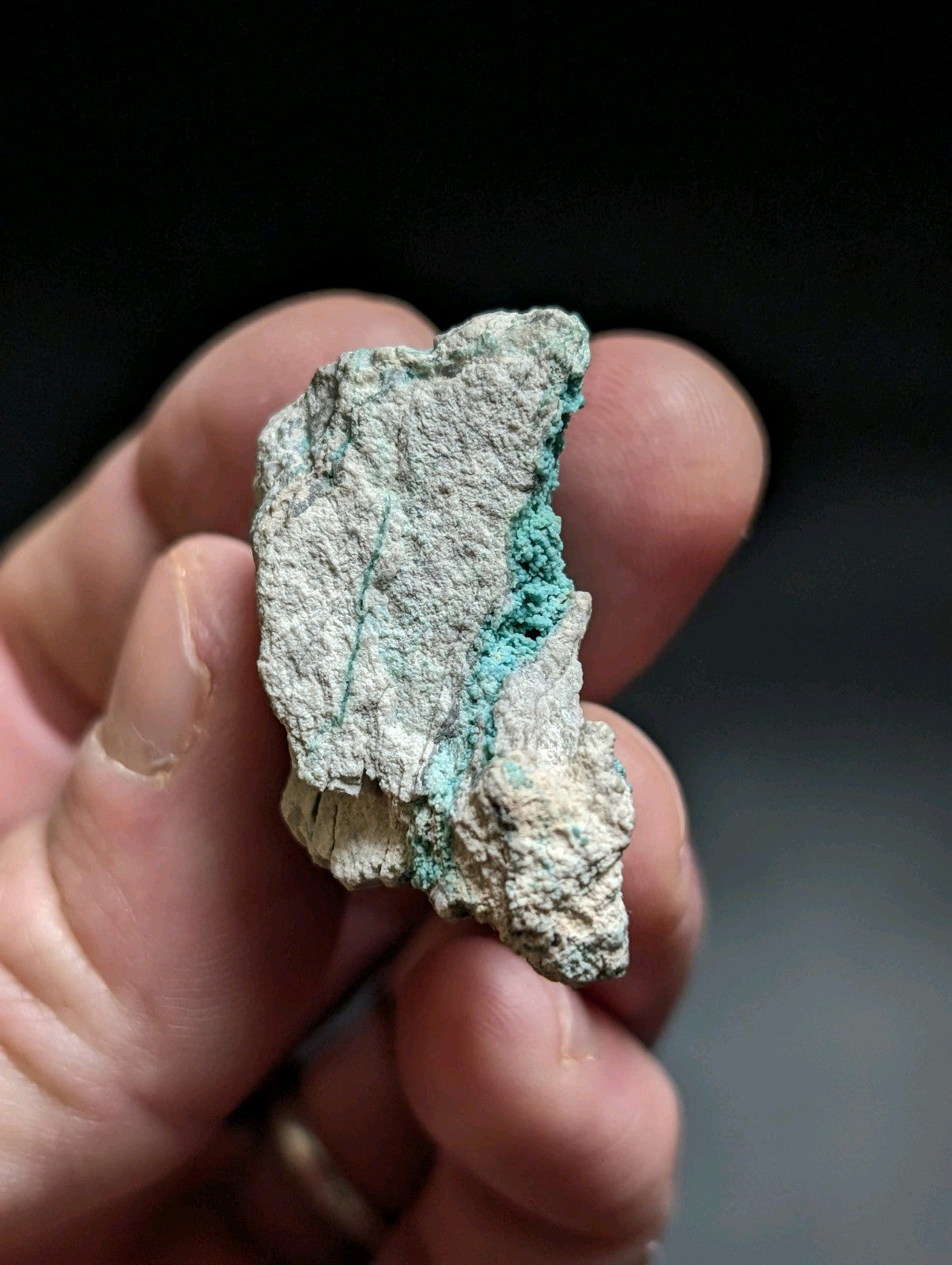 Turquoise Bluebird Mine Polk County Arkansas Old Stock Rare/Unique - Collectibles:Rocks Fossils & Minerals:Crystals