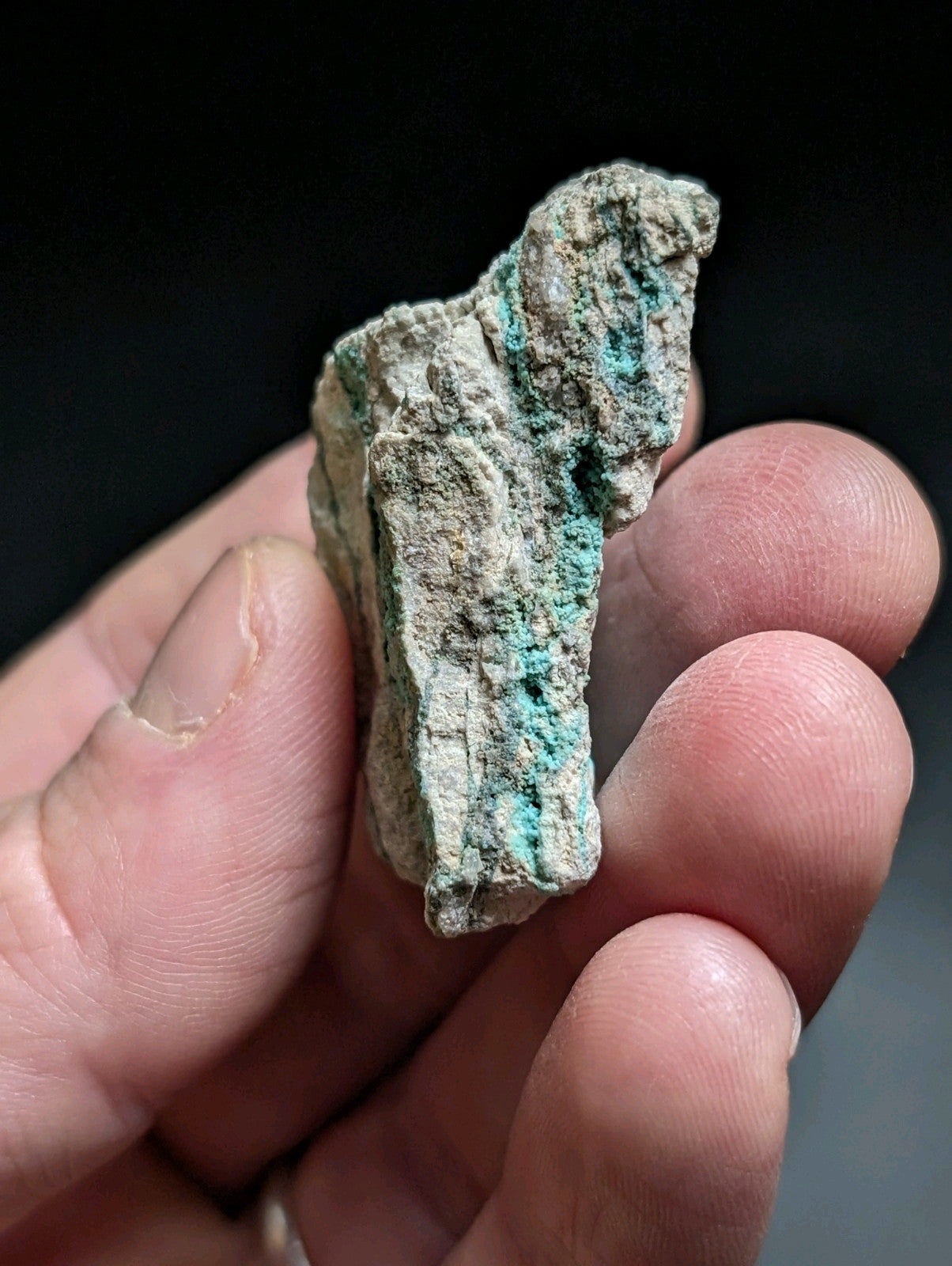 Turquoise Bluebird Mine Polk County Arkansas Old Stock Rare/Unique - Collectibles:Rocks Fossils & Minerals:Crystals