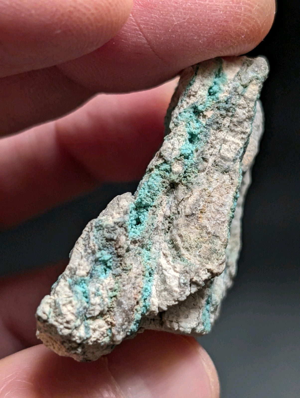 Turquoise Bluebird Mine Polk County Arkansas Old Stock Rare/Unique - Collectibles:Rocks Fossils & Minerals:Crystals