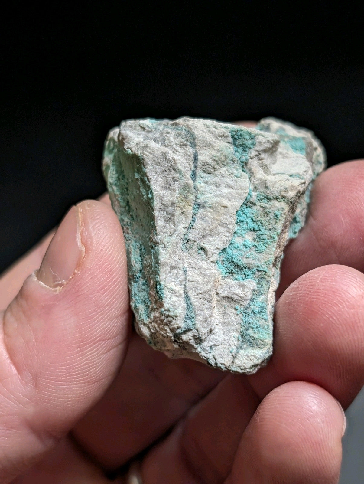 Turquoise Bluebird Mine Polk County Arkansas Old Stock Rare/Unique - Collectibles:Rocks Fossils & Minerals:Crystals