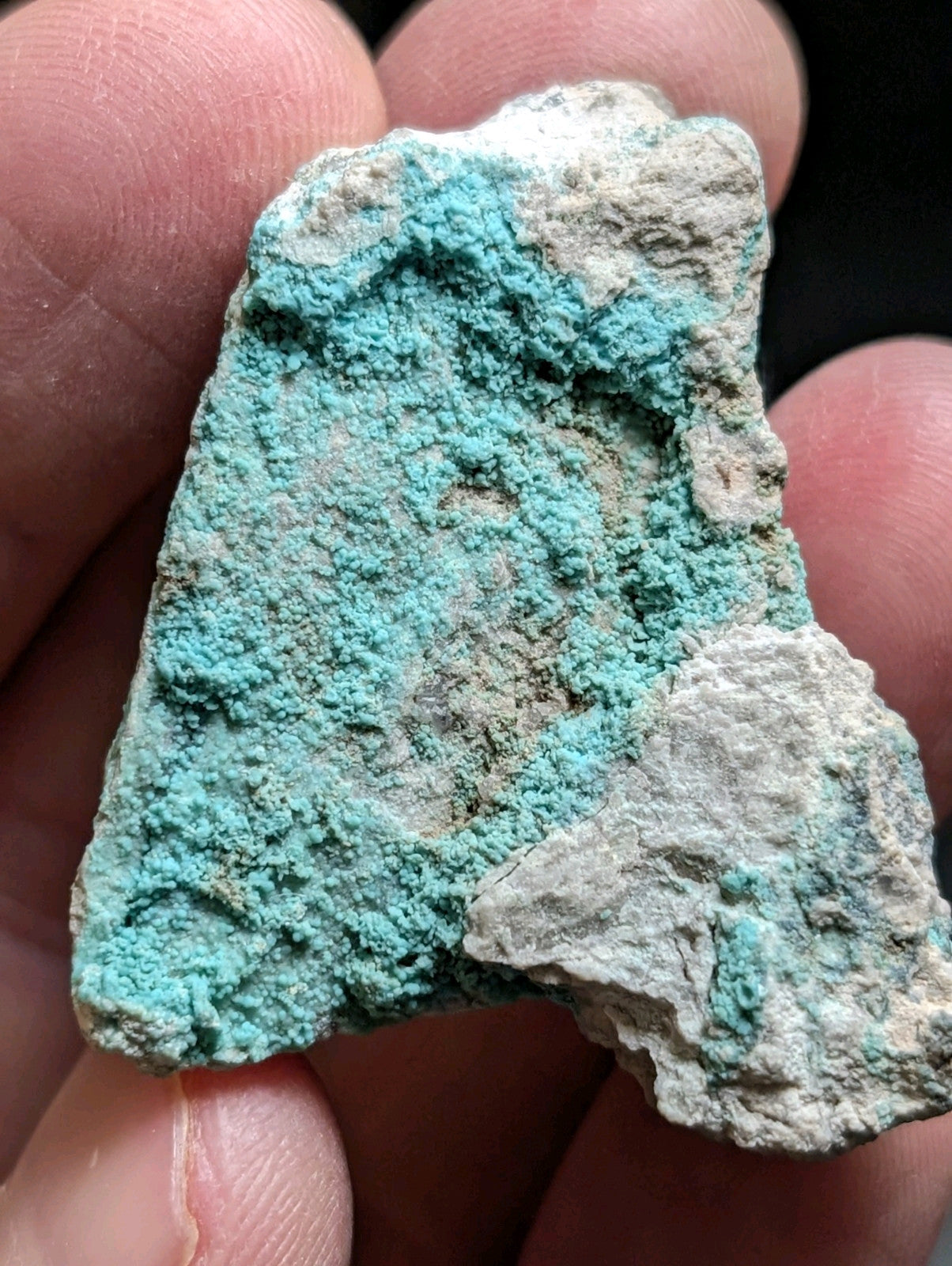 Turquoise Bluebird Mine Polk County Arkansas Old Stock Rare/Unique - Collectibles:Rocks Fossils & Minerals:Crystals