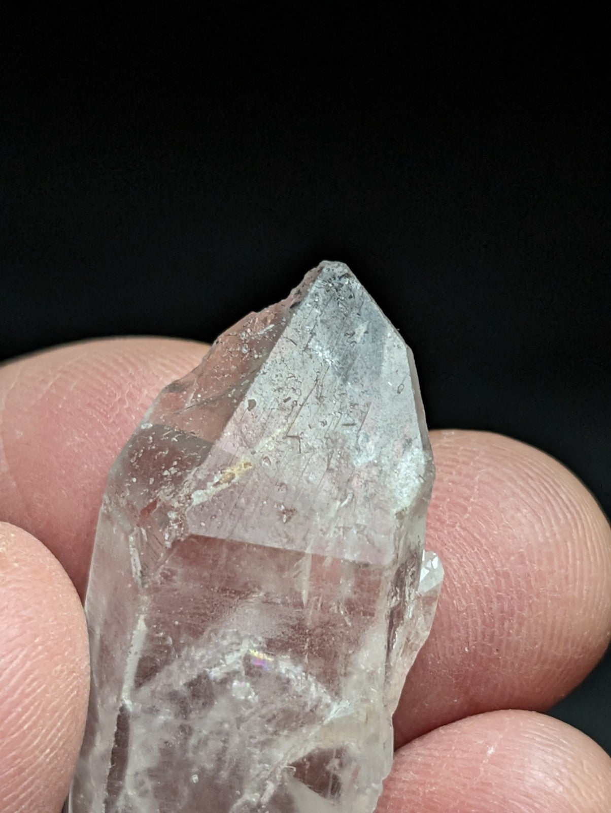 Unique Arkansas Quartz Crystal Point - OOAK natural mineral specimen AR USA - Collectibles:Rocks Fossils &